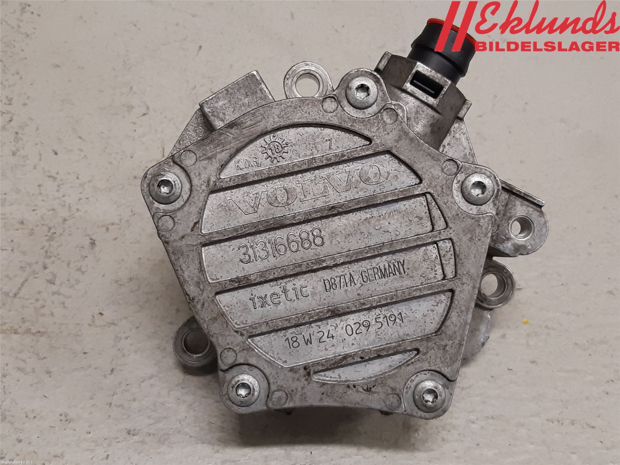 Volvo XC60 18- Vakuumpump