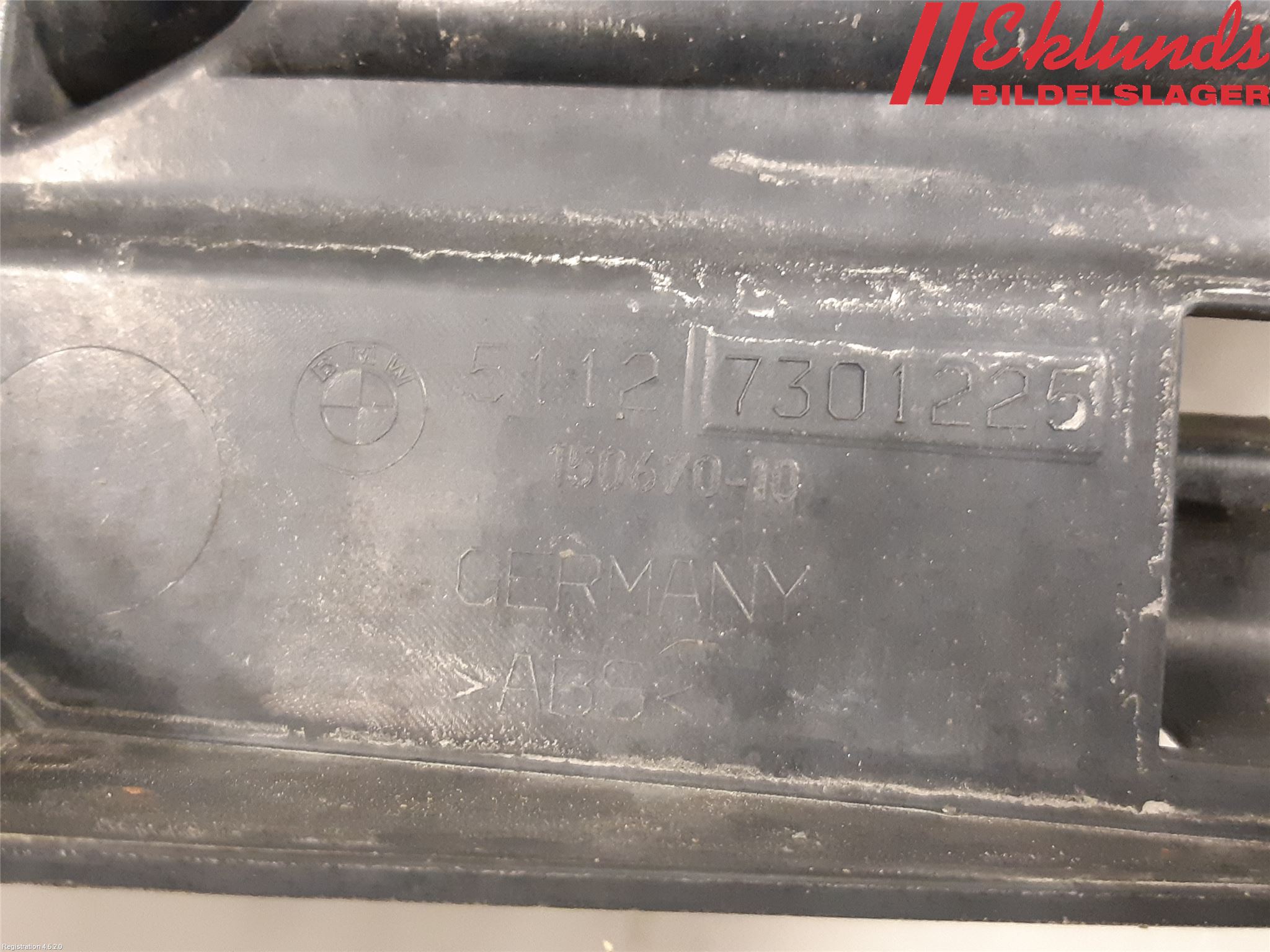 BMW 7 F01/02/03/04 09-15 Stötfångare Deformelement Bak