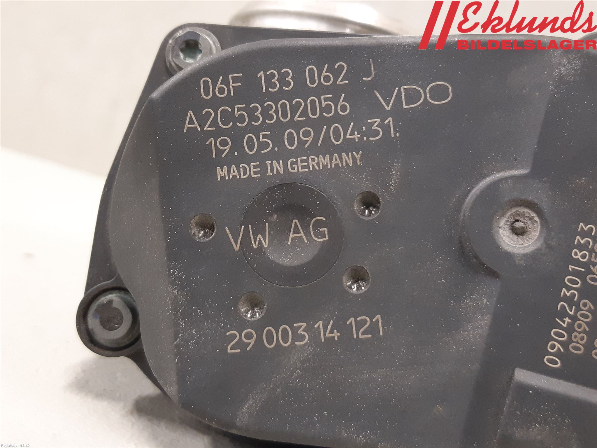 Audi A6/S6     05-11 Injspjällhus