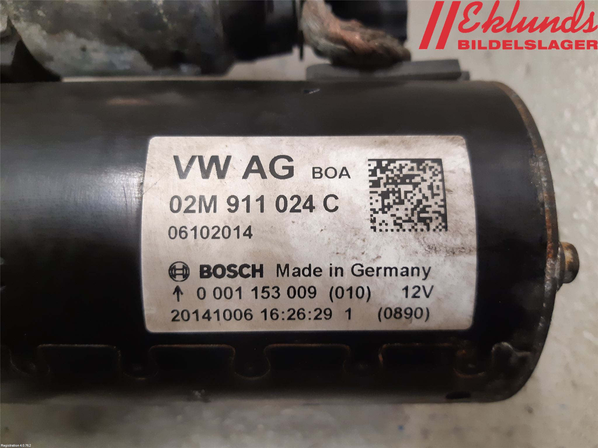 Volkswagen VW SHARAN 11- Startmotor Diesel