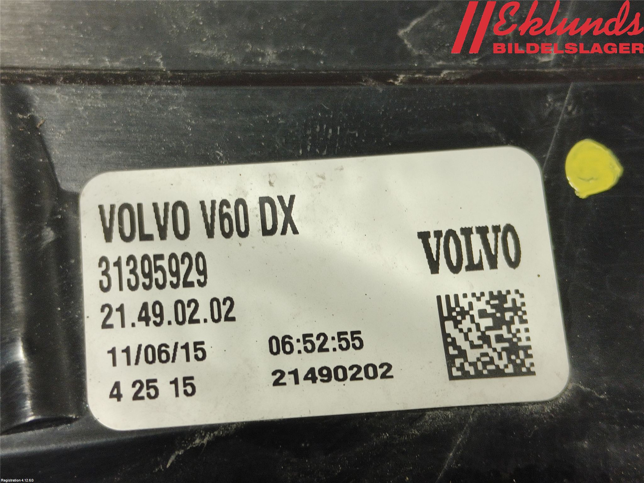 Volvo V60 14-18 Bakljus Höger