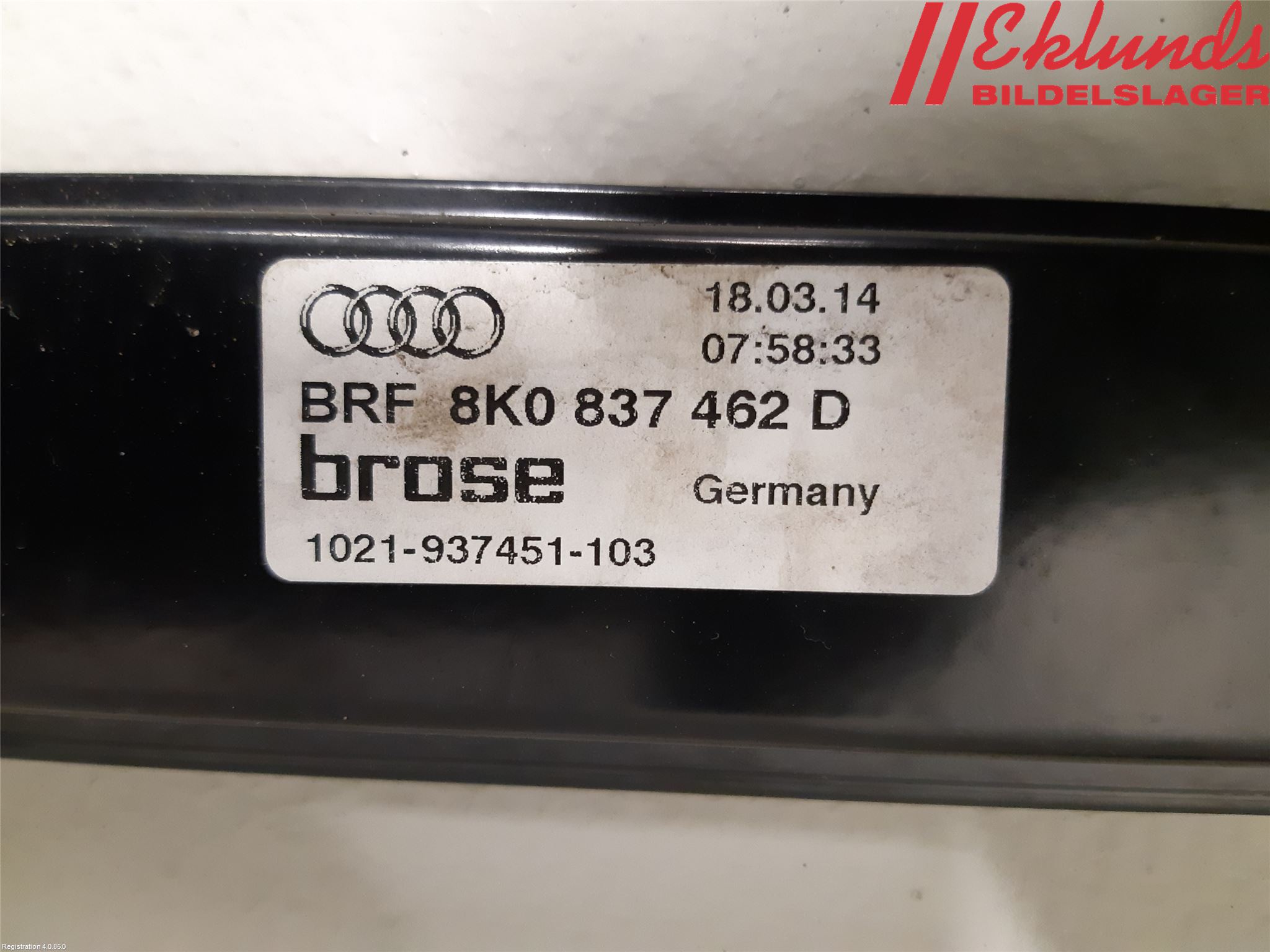 Audi A4 12-15 Fönsterhiss El Kompl