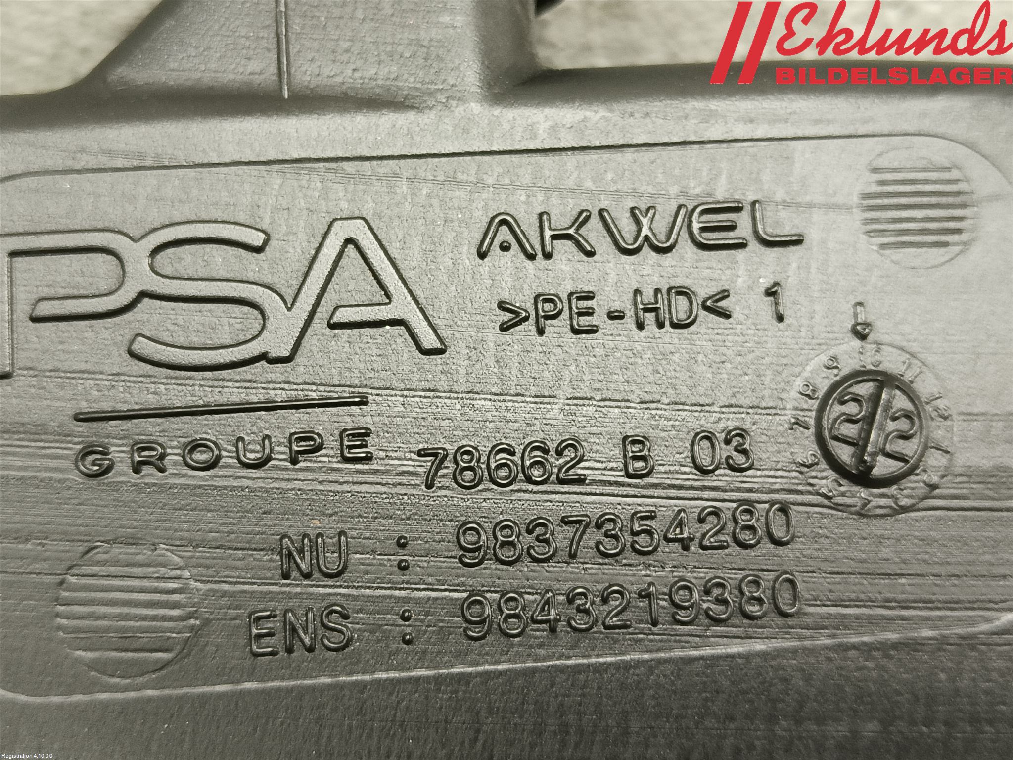 Peugeot 308/E-308 21- Spolartank Vindruta