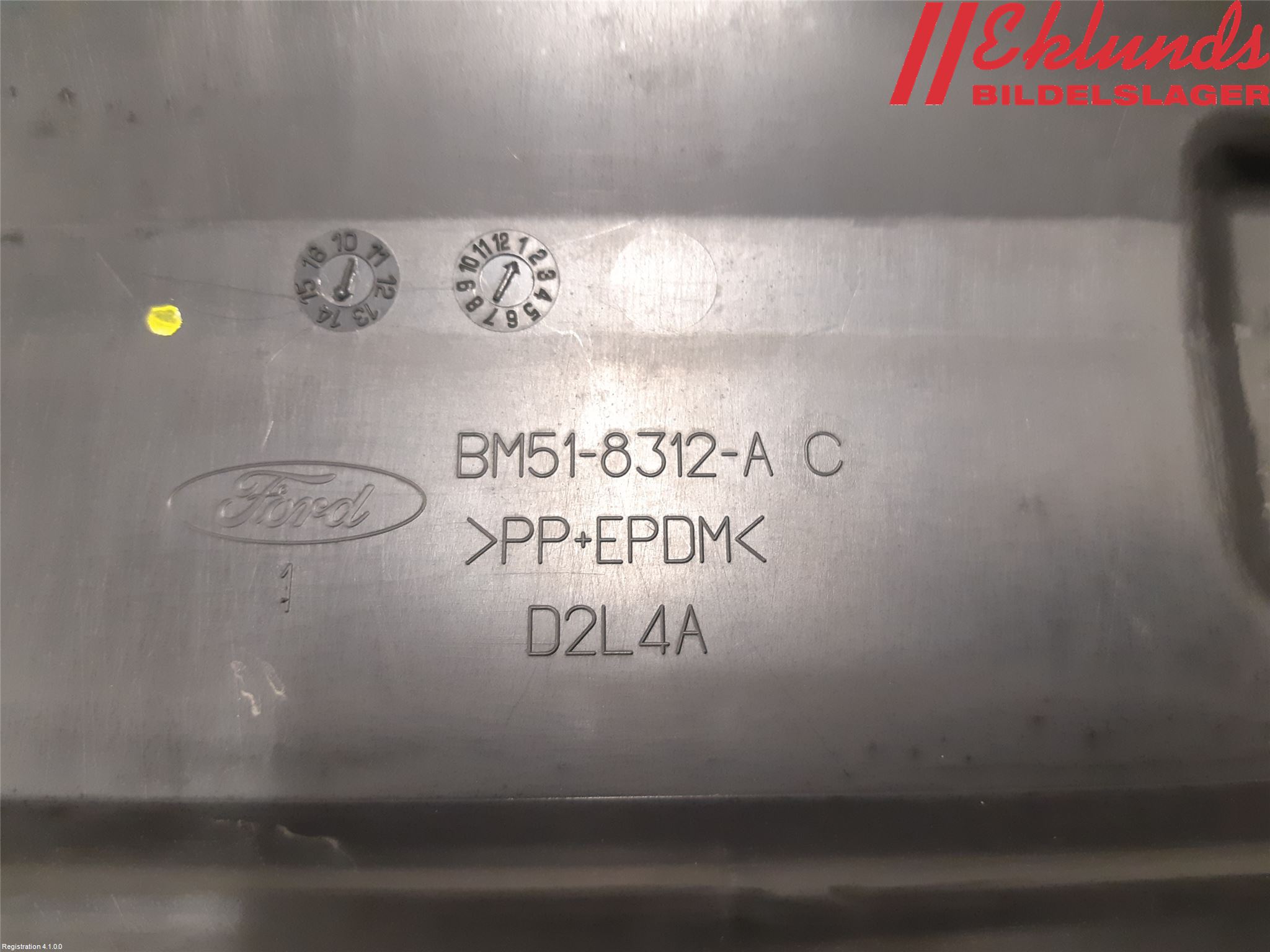 Ford FOCUS 11-14 Deflektor Plåt-Plast Kylning