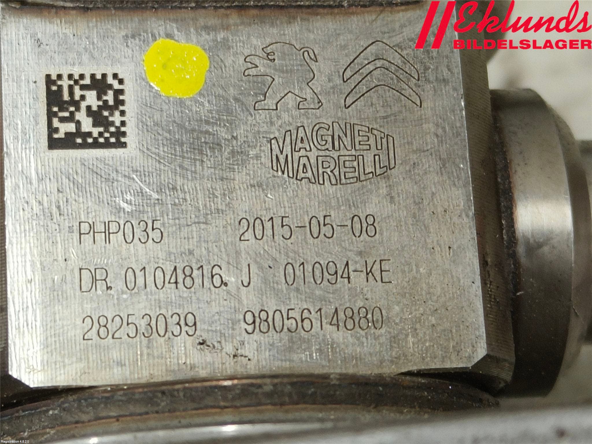 Citroen DS3 Bränslepump Mek