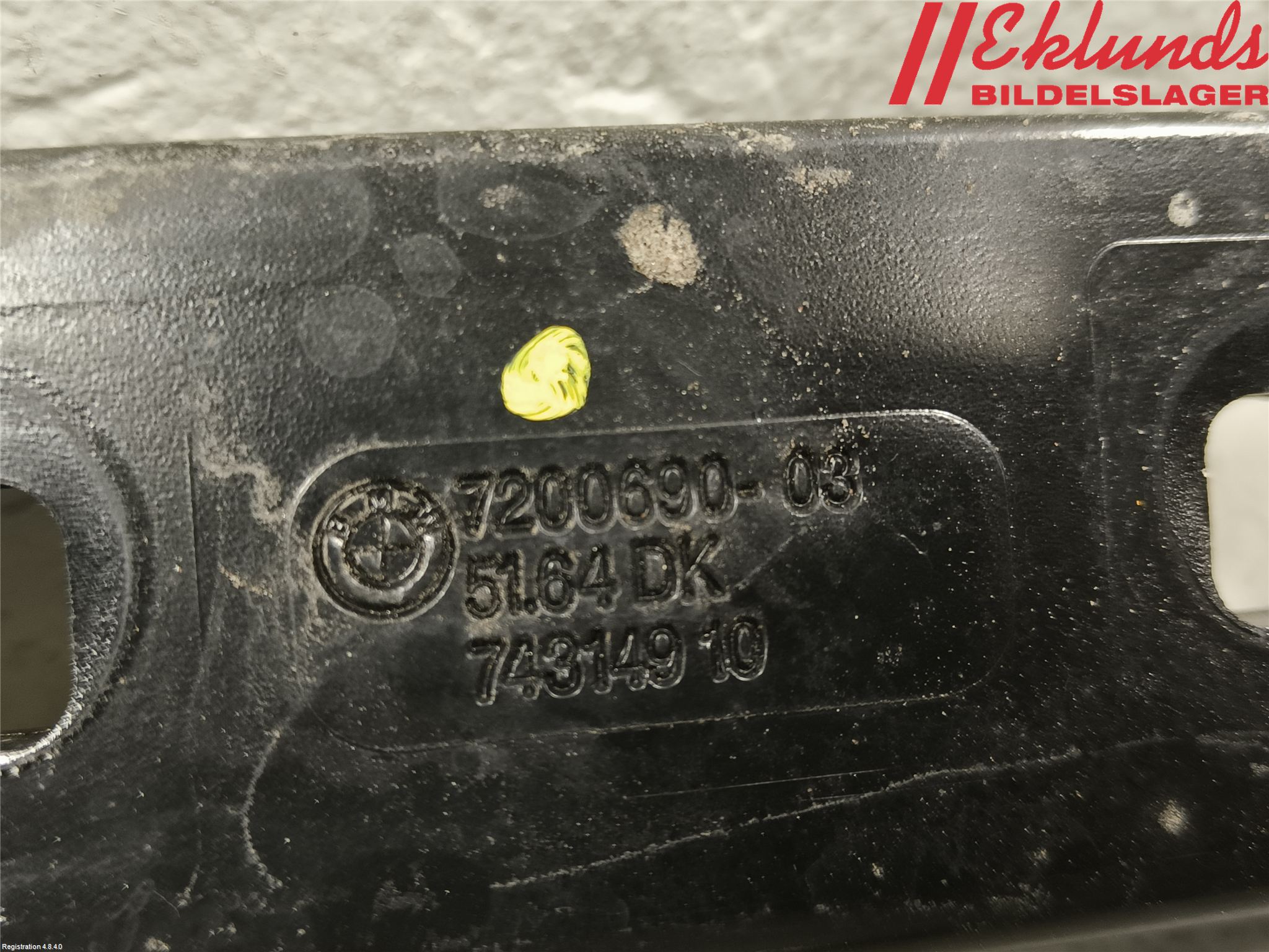 BMW 5 F10/F11/F18 09-17 Frontplåt