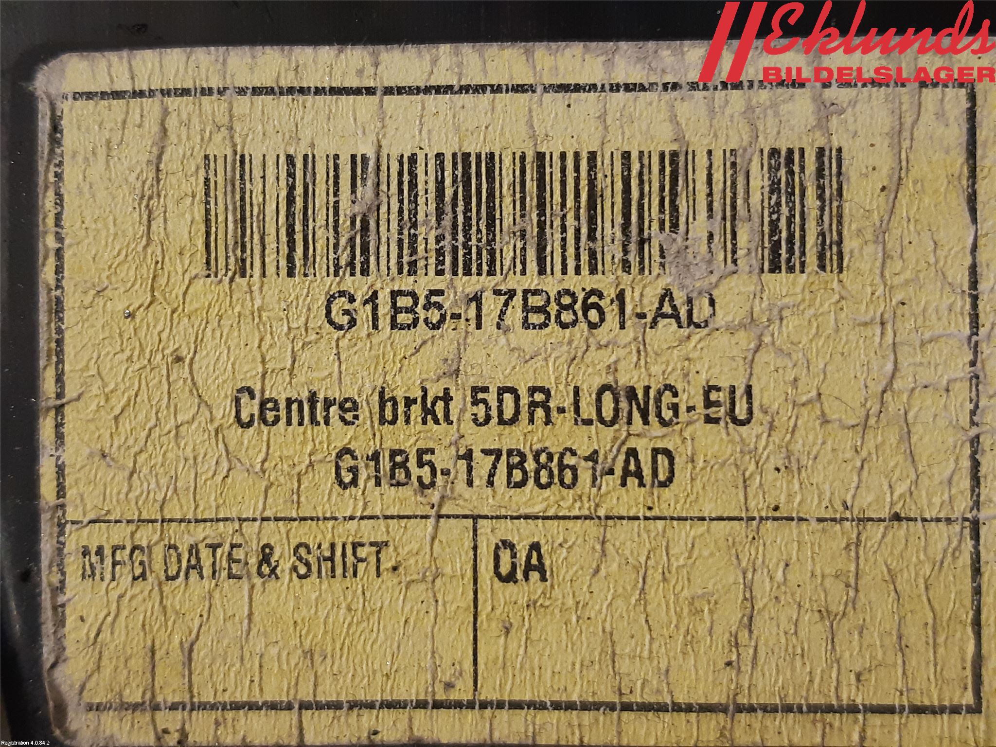 Ford KA+ 16-20 Stötfångare Deformelement Bak