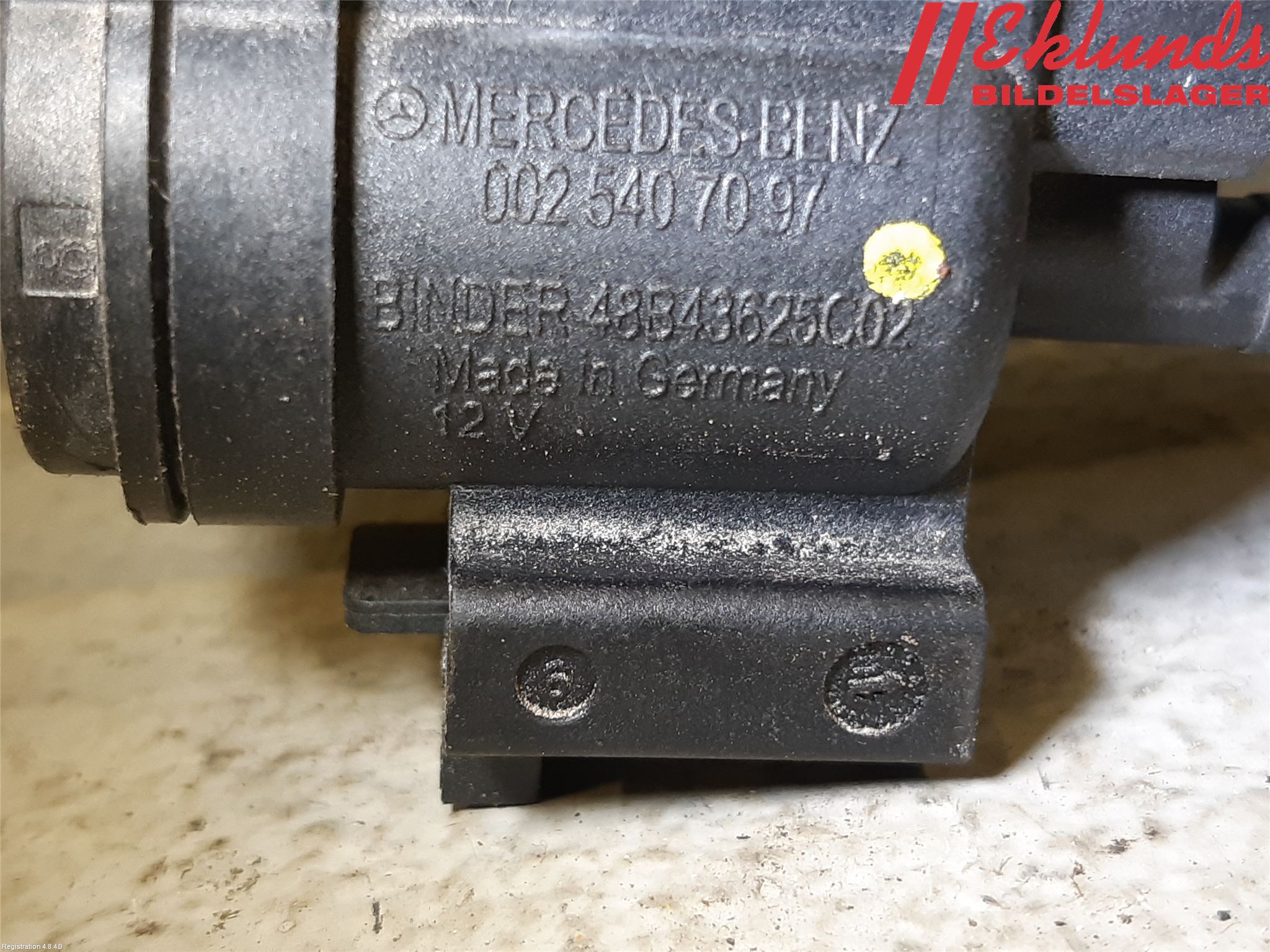 Mercedes-Benz MB CLA-KLASS (C117/X117) 13-19 Vakuumventil