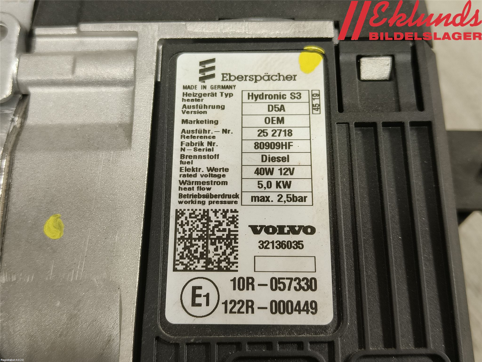 Volvo XC40/RECHARGE 18- Dieselvärmare
