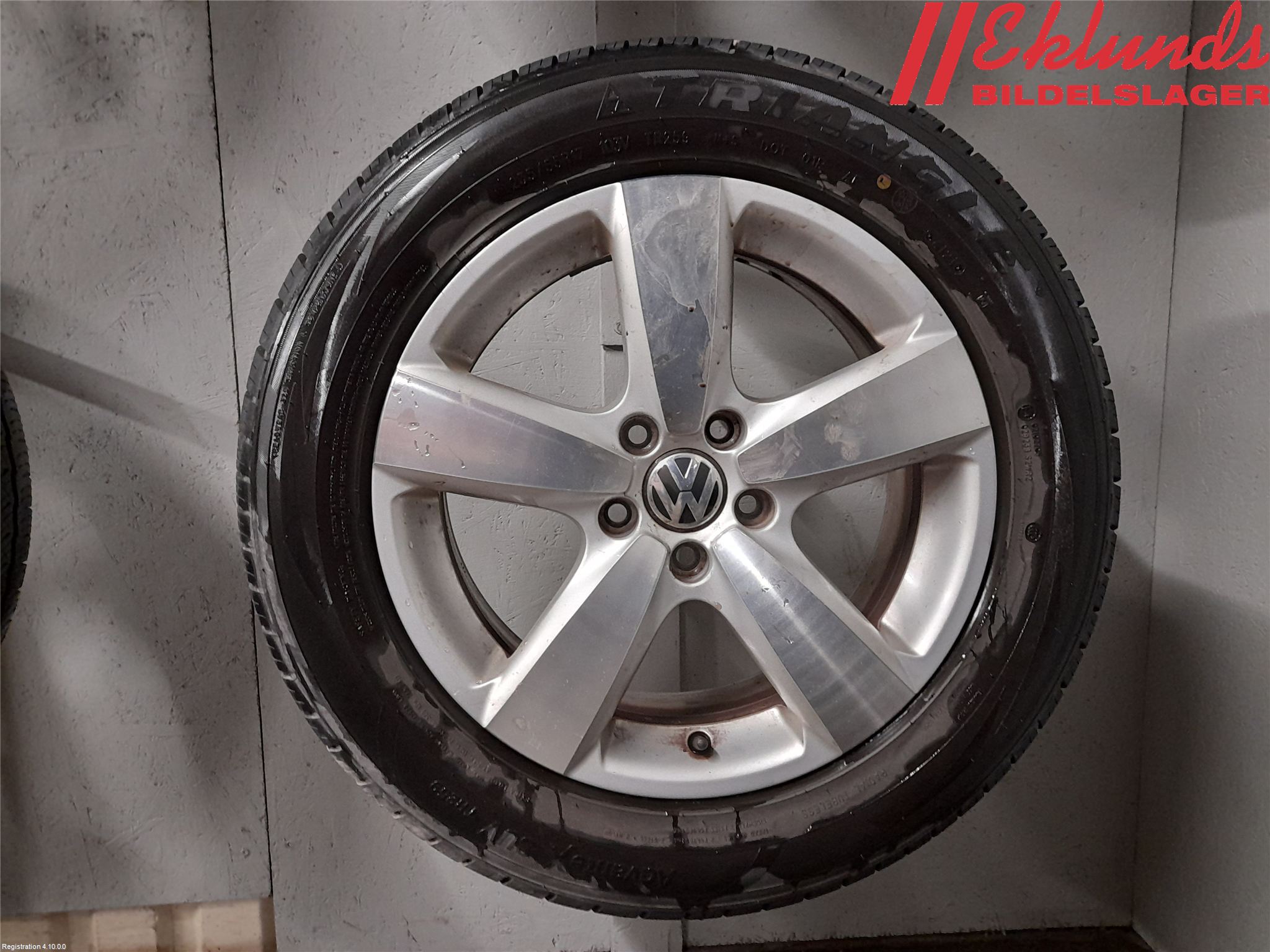 Volkswagen VW TIGUAN 07-16 Sommardäck Alumfälg 4St