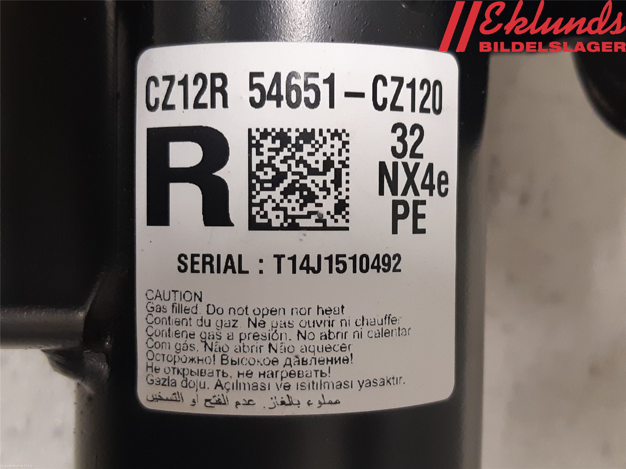 Hyundai TUCSON 05- Fjäderben Fram Höger