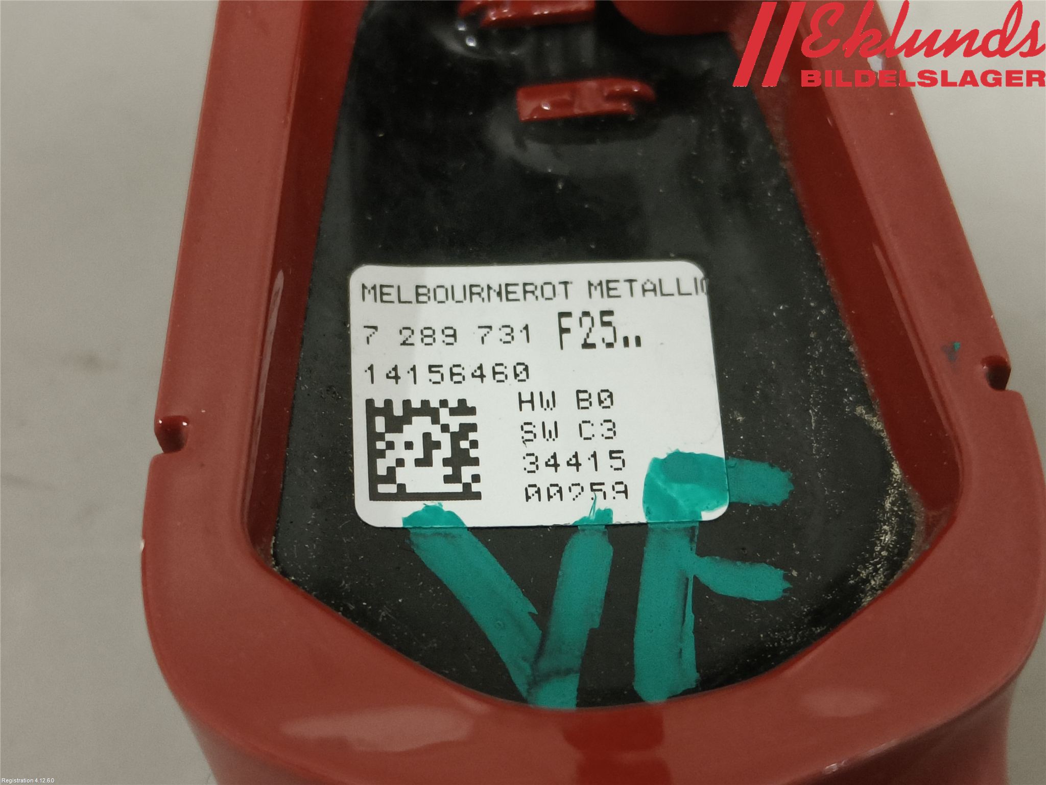 BMW X4 F26 14-18 Dörrhandtag Yttre Vä