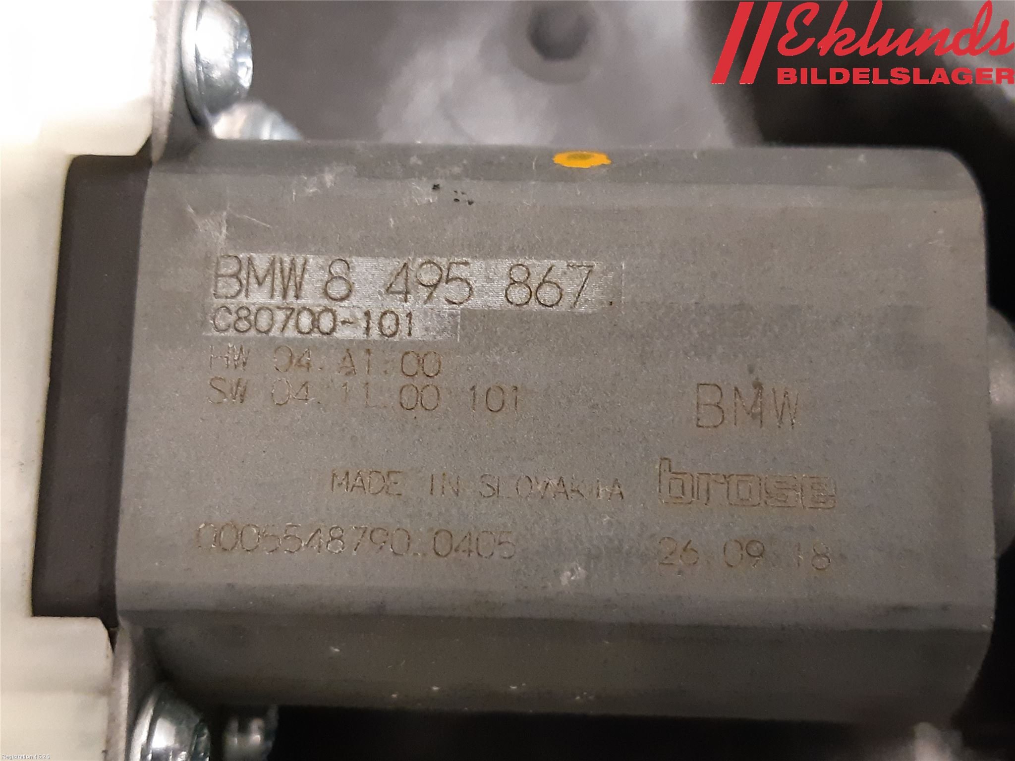 BMW 3 G20/G21/G80/G81 19- Fönsterhiss El Kompl