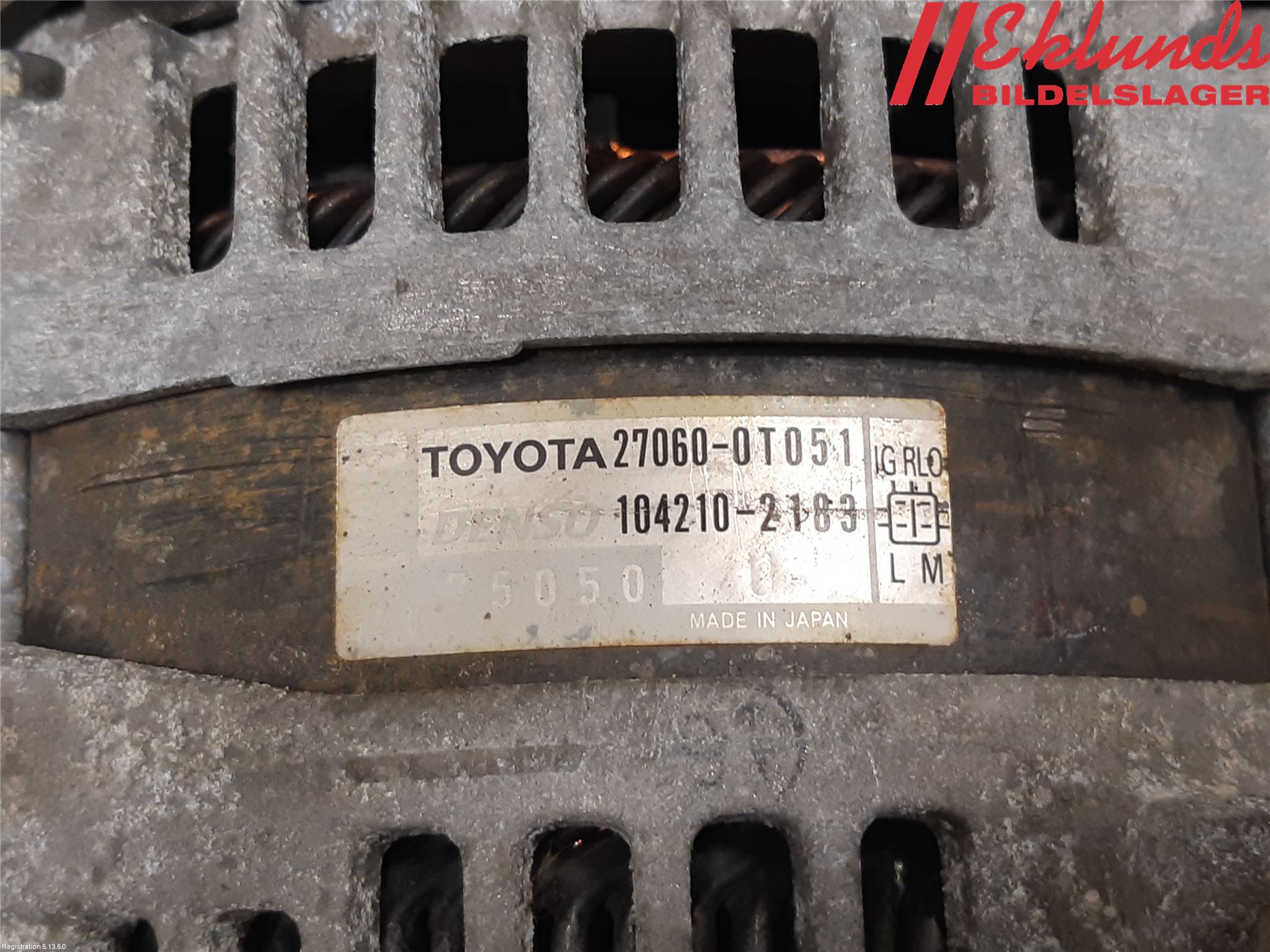 Toyota AVENSIS 09-15 Generator