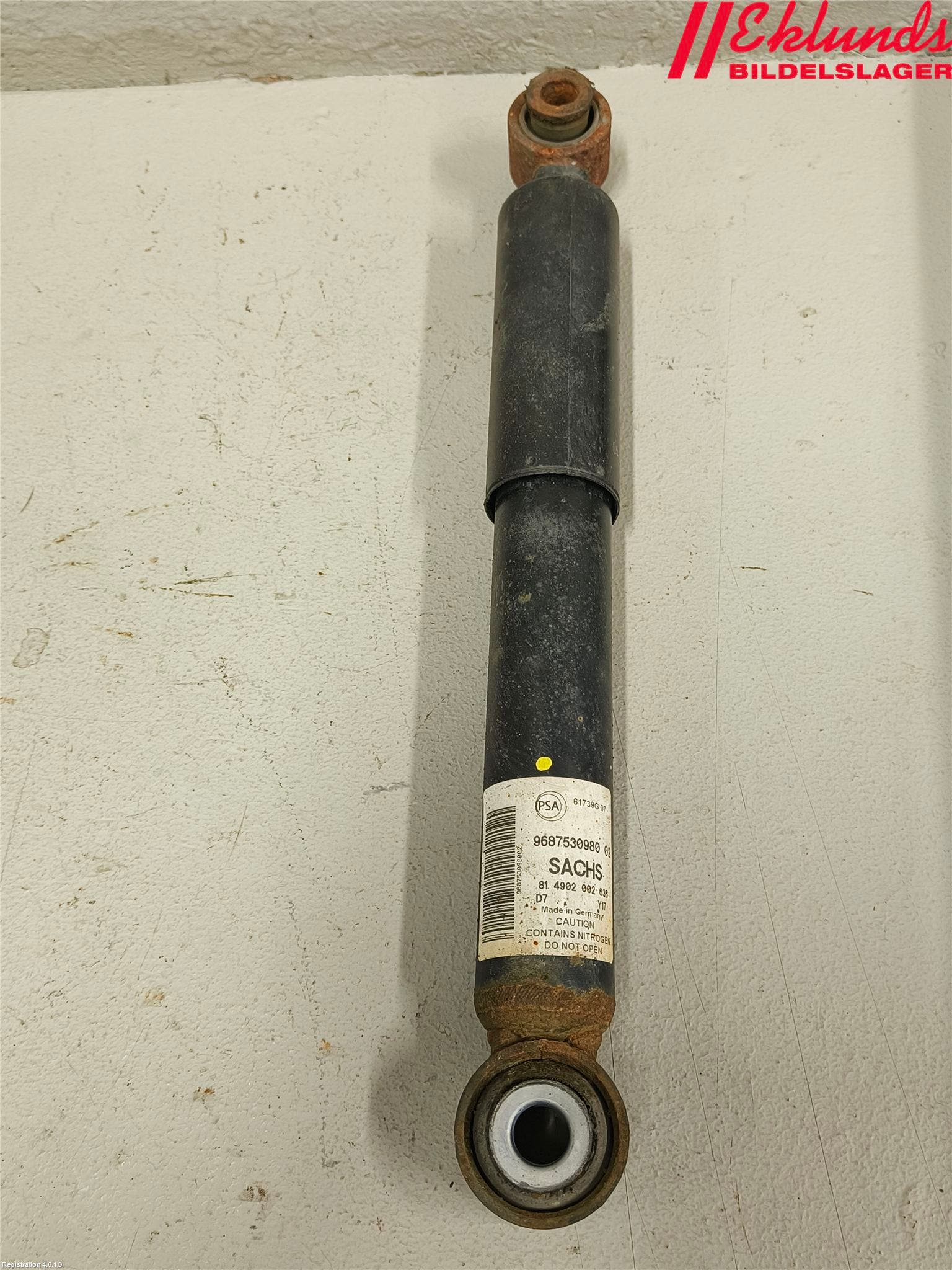 Citroen BERLINGO 08-18 Stötdämpare Bak