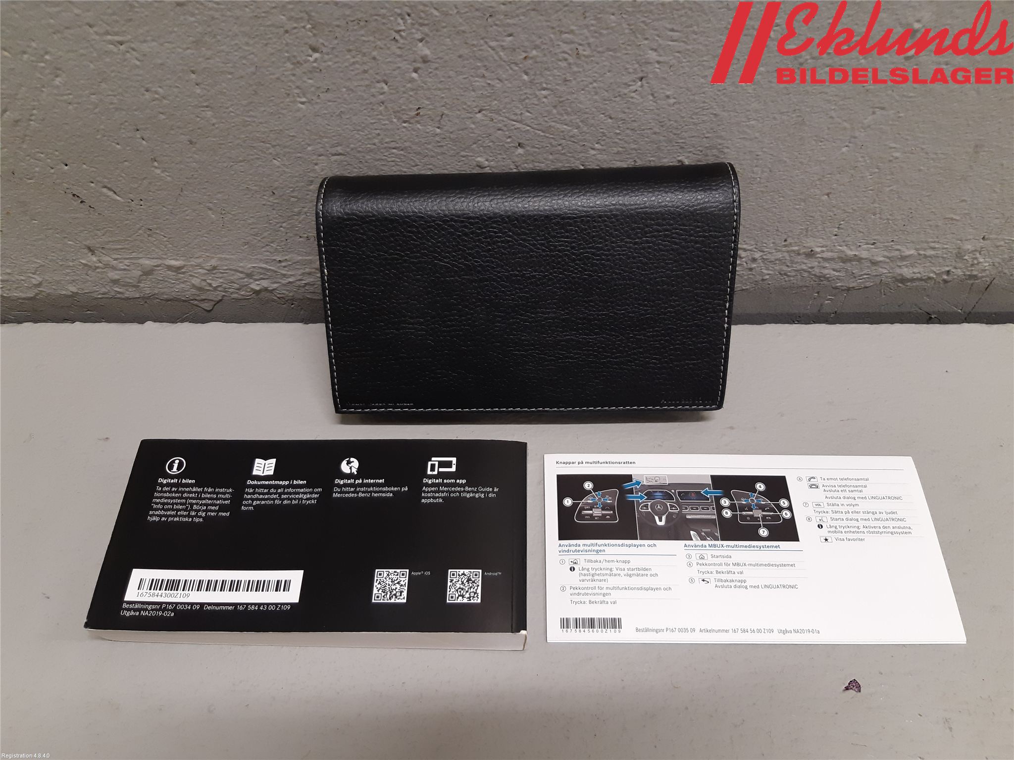 Mercedes-Benz MB GLE-KLASS (W167/V167/C167) 19- Instruktionsbok