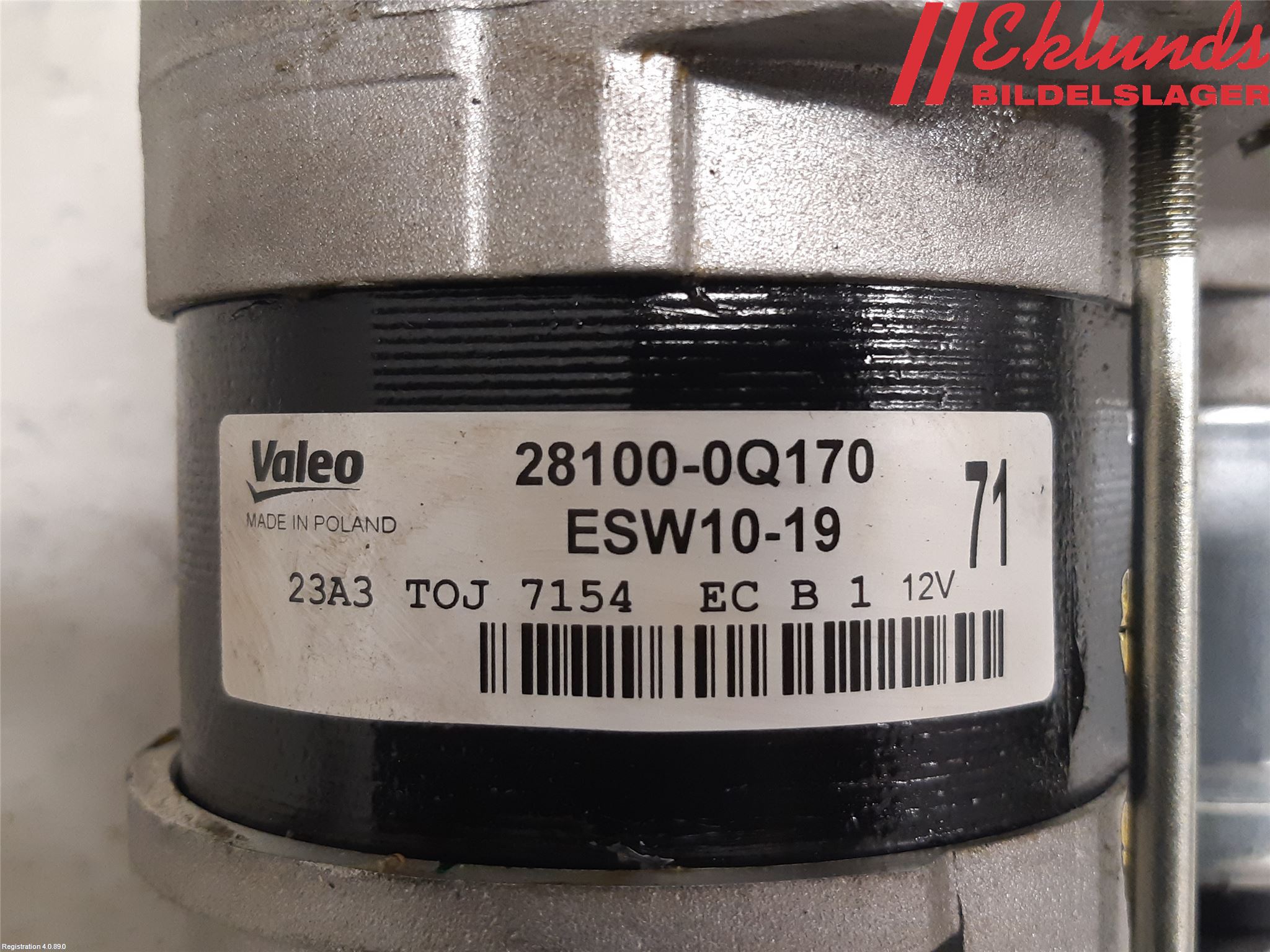 Toyota AYGO X AB70 22- Startmotor