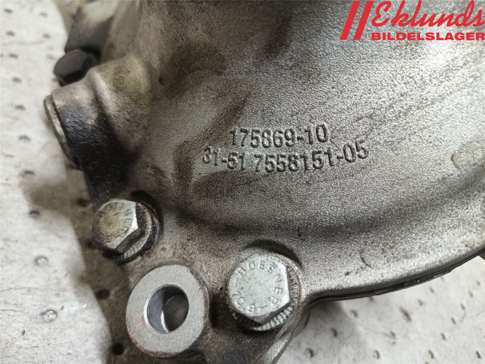 BMW X3 F25 10-17 Framvagn Diffrential