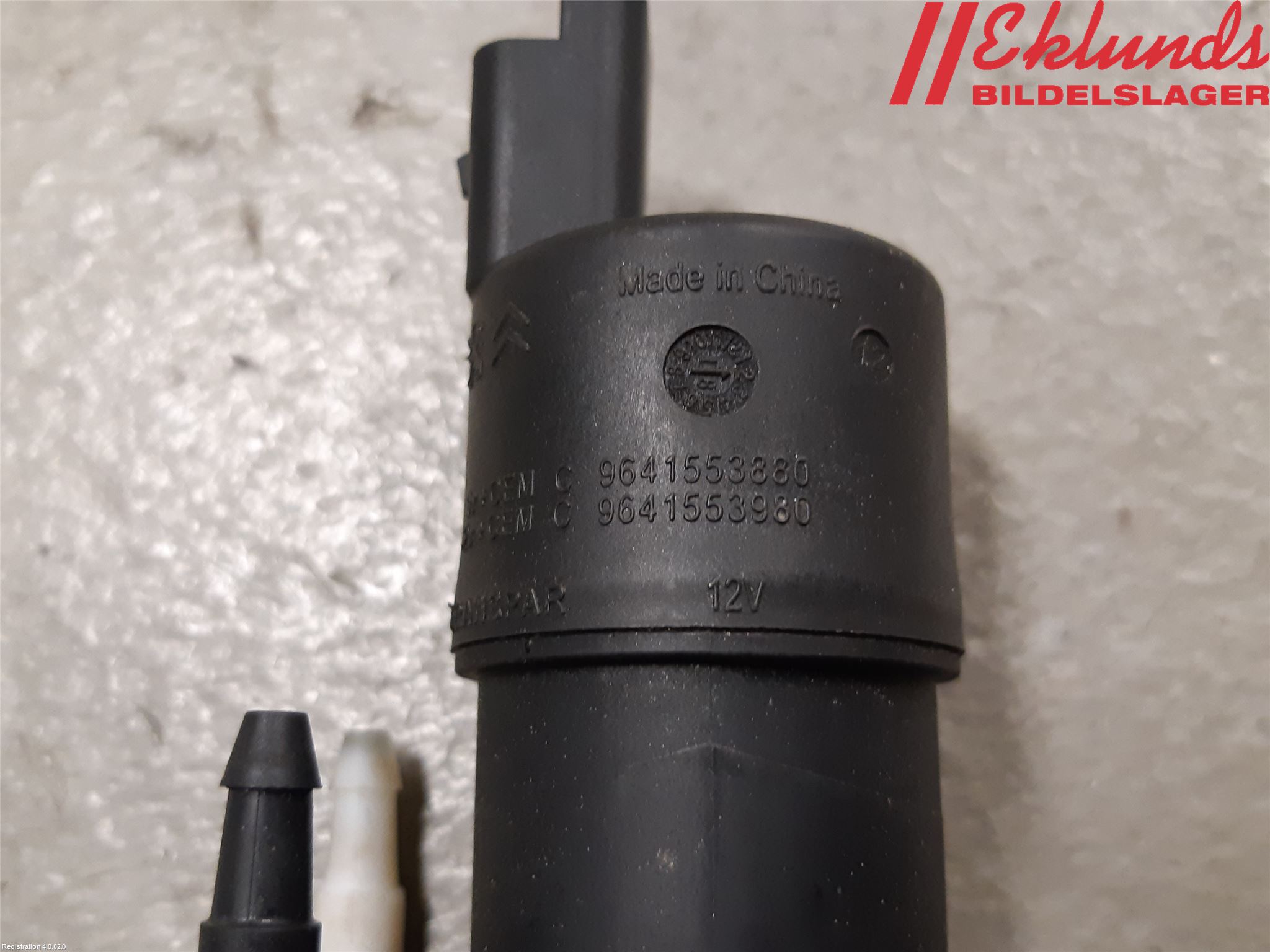 Peugeot PEUGOT 208 16-19 Spolarpump Vindruta