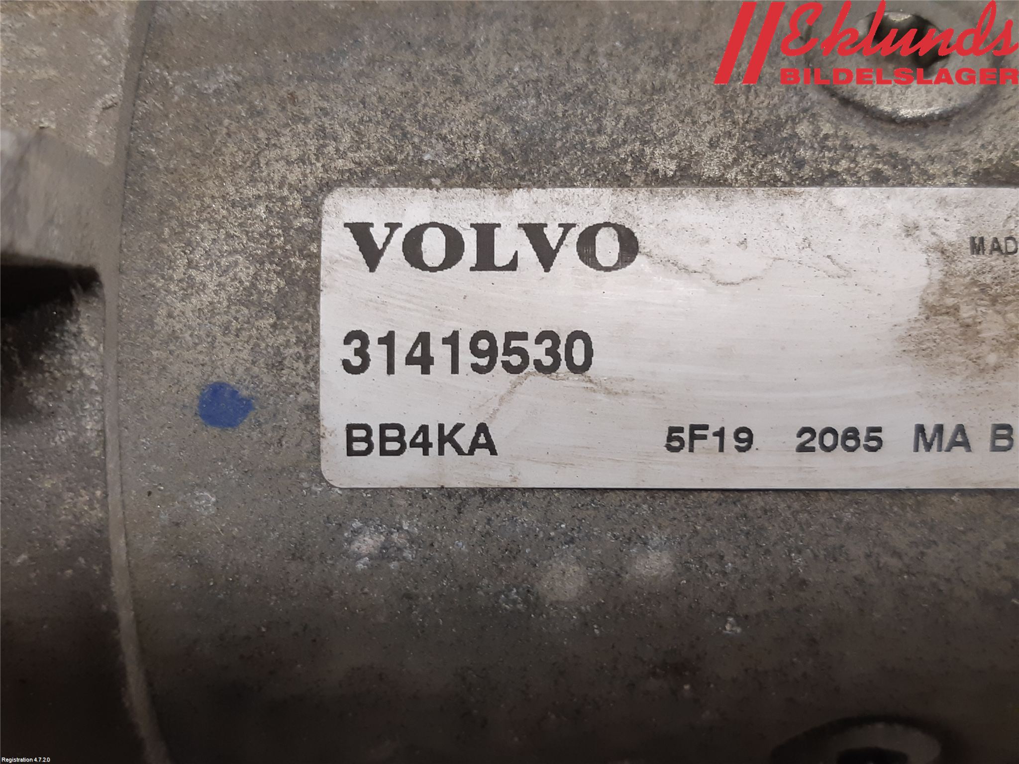 Volvo XC60 14-17 Startmotor Diesel