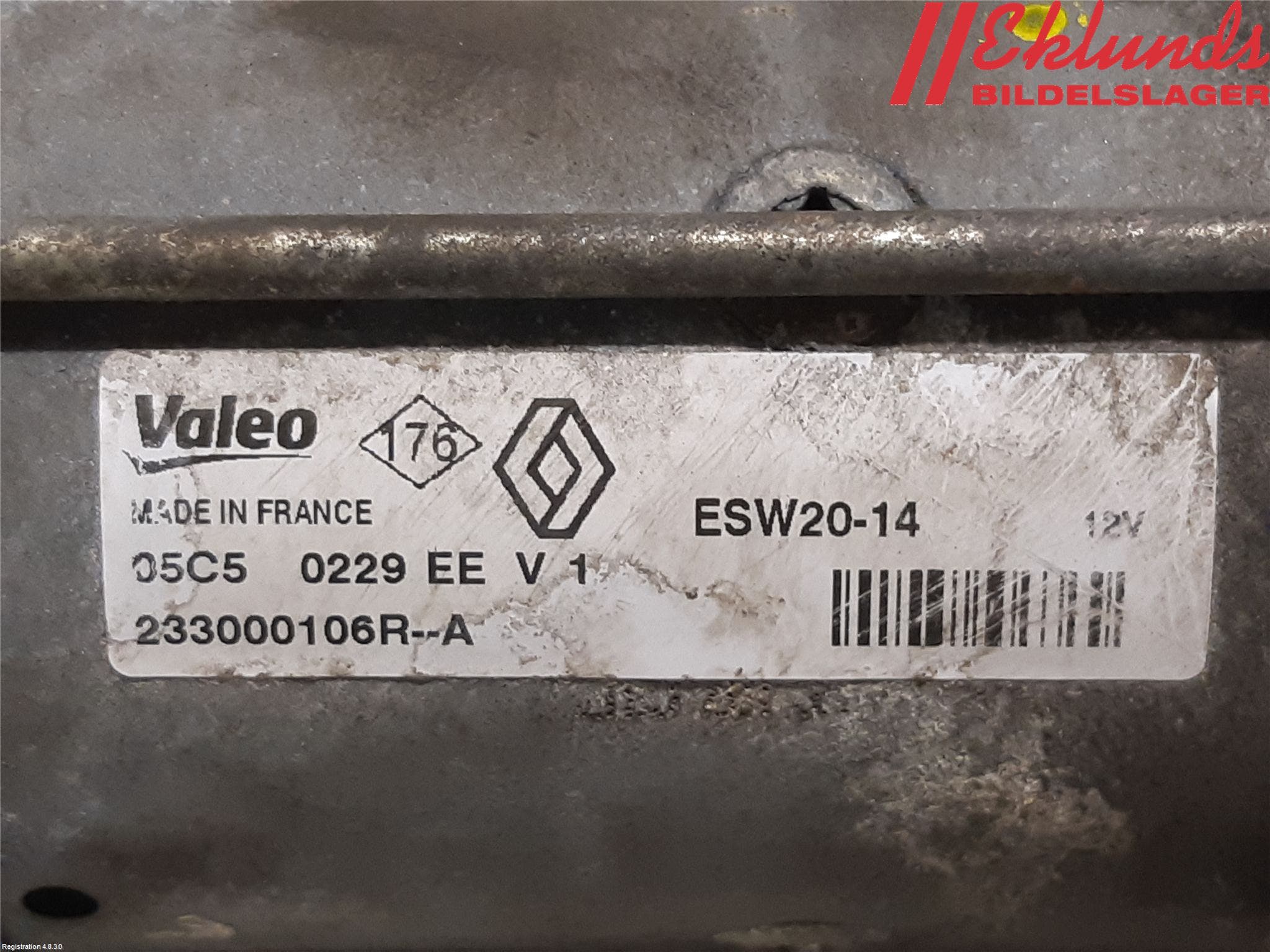 Opel VIVARO 15-19 Startmotor Diesel