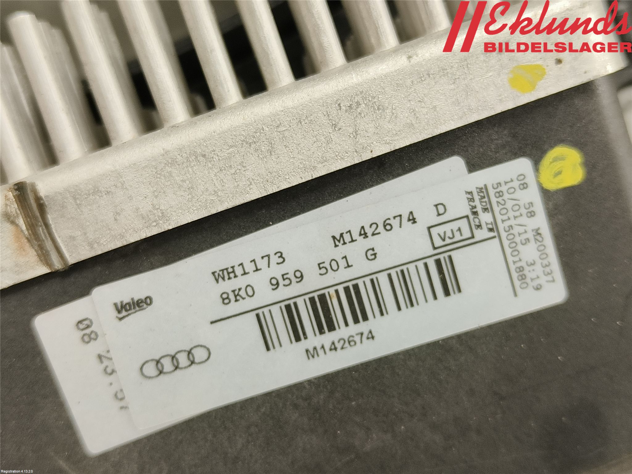 Audi A6/S6 4G 11-18 Kylfläkt El