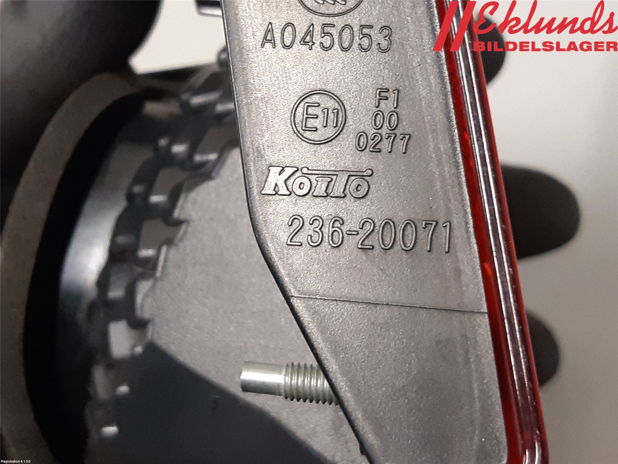 Subaru LEGACY 10-14 Bakljus Lucka Vä