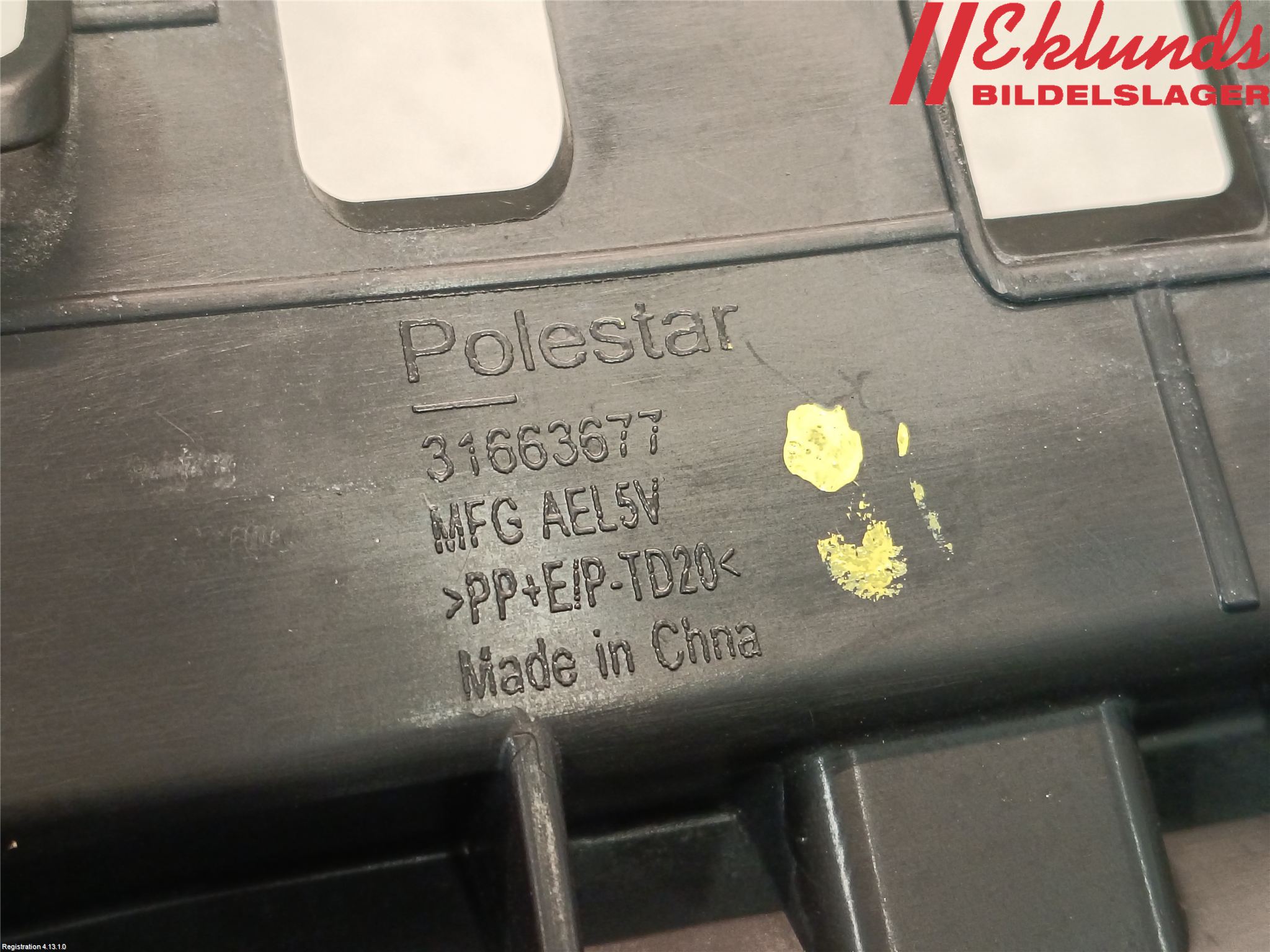 Polestar 2 20- Stöt Utfyllnad-List-Grill