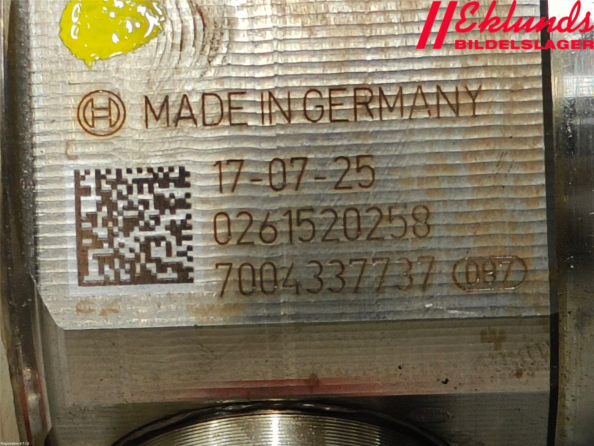 BMW 3 F30/F31/F80 12-19 Bränslepump Mek