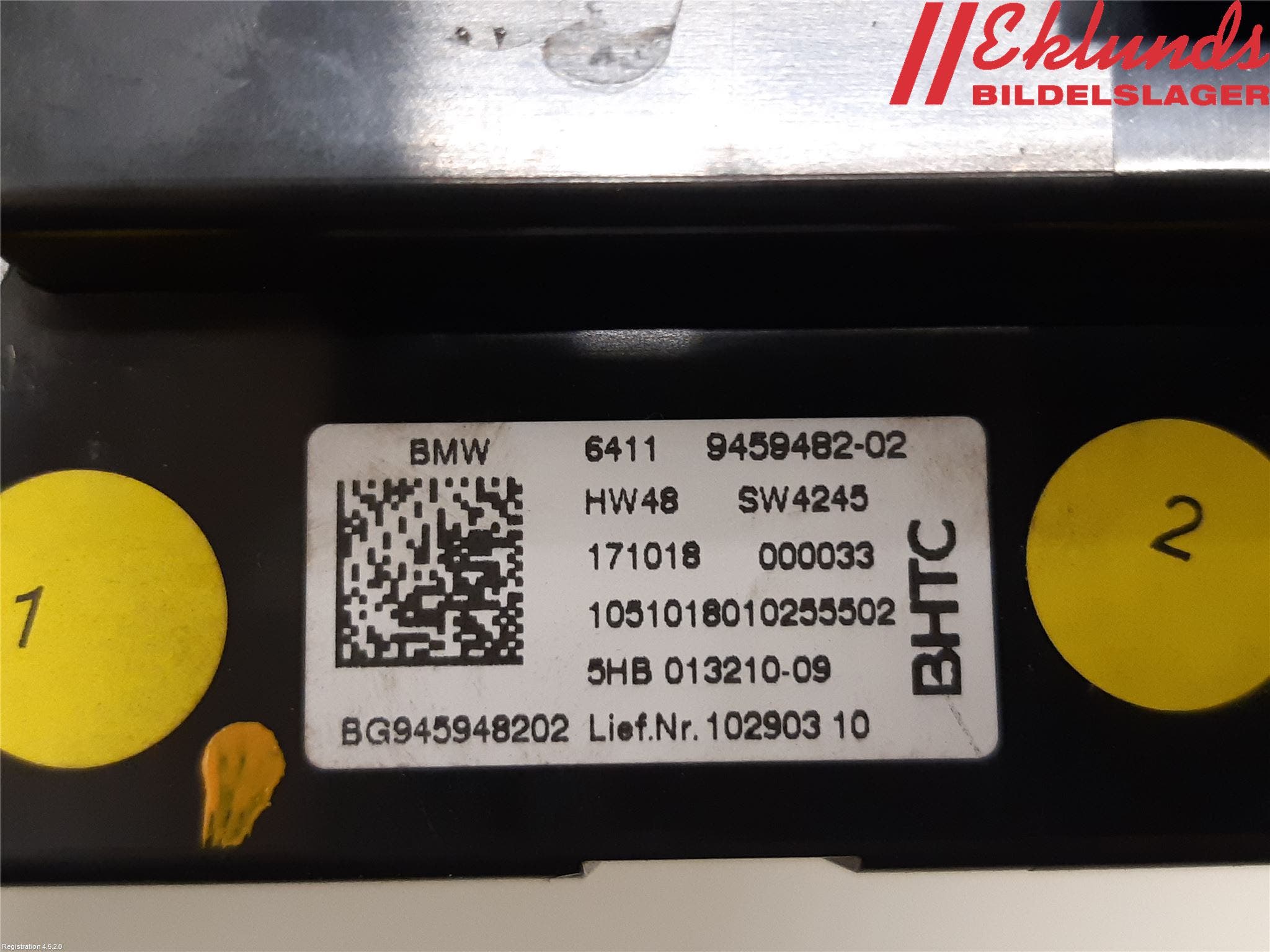 BMW 3 G20/G21/G80/G81 19- Ac Styrenhet Ac Manöveren