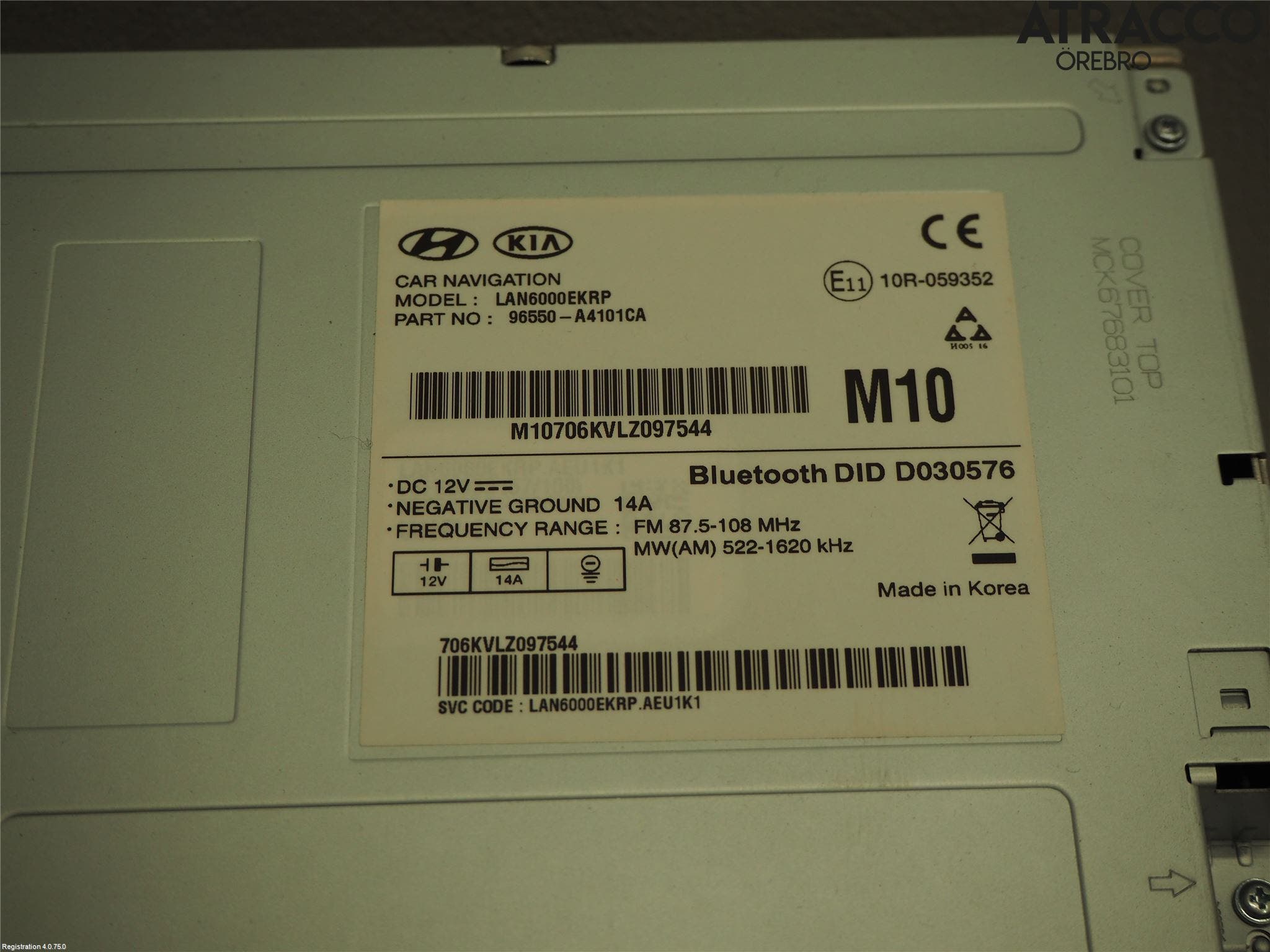 Kia CARENS III 13-19 Gps Navigator