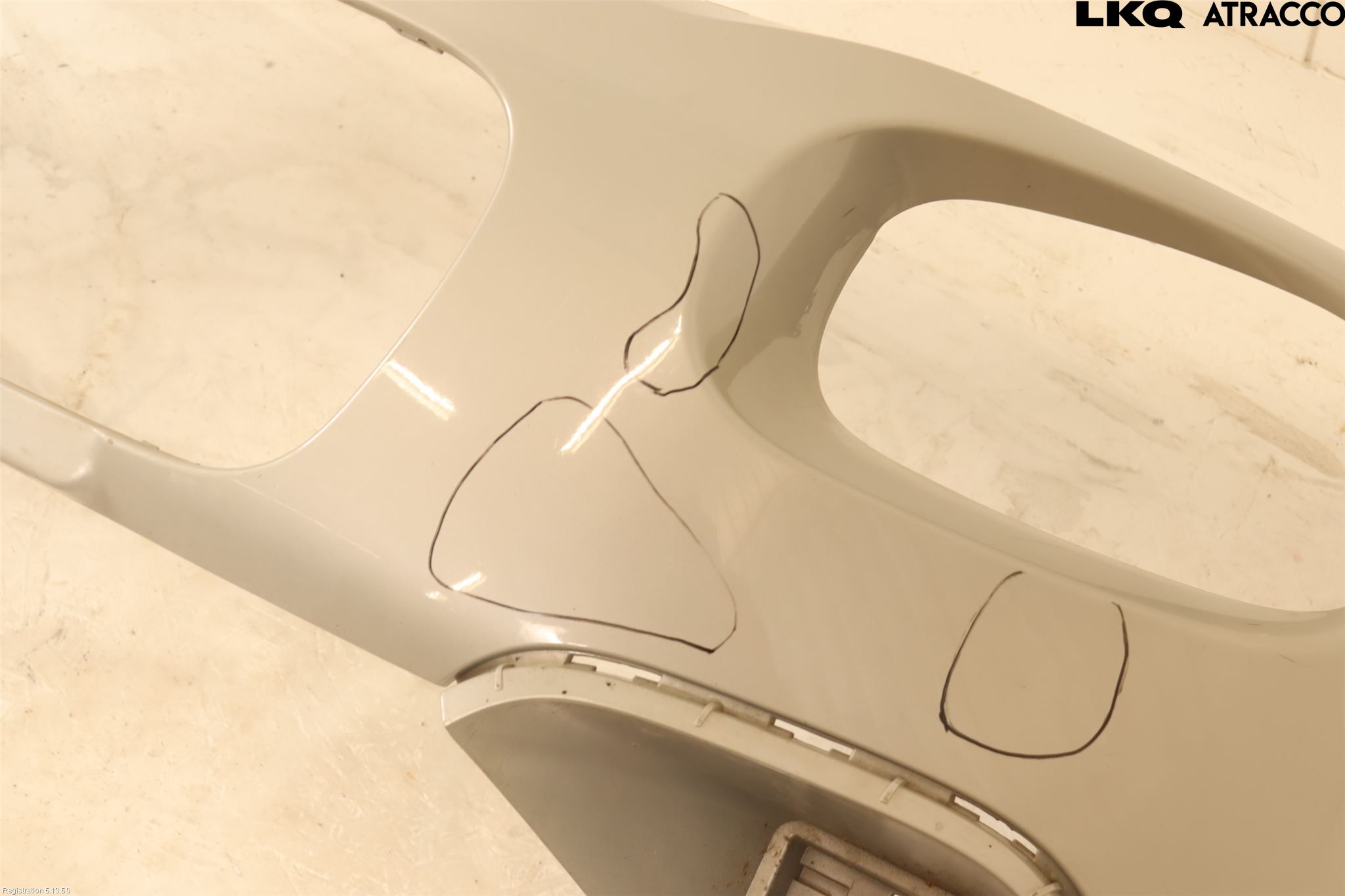 Citroen COTROEN C3 17-24 Stötfångarbeklädnad Fram