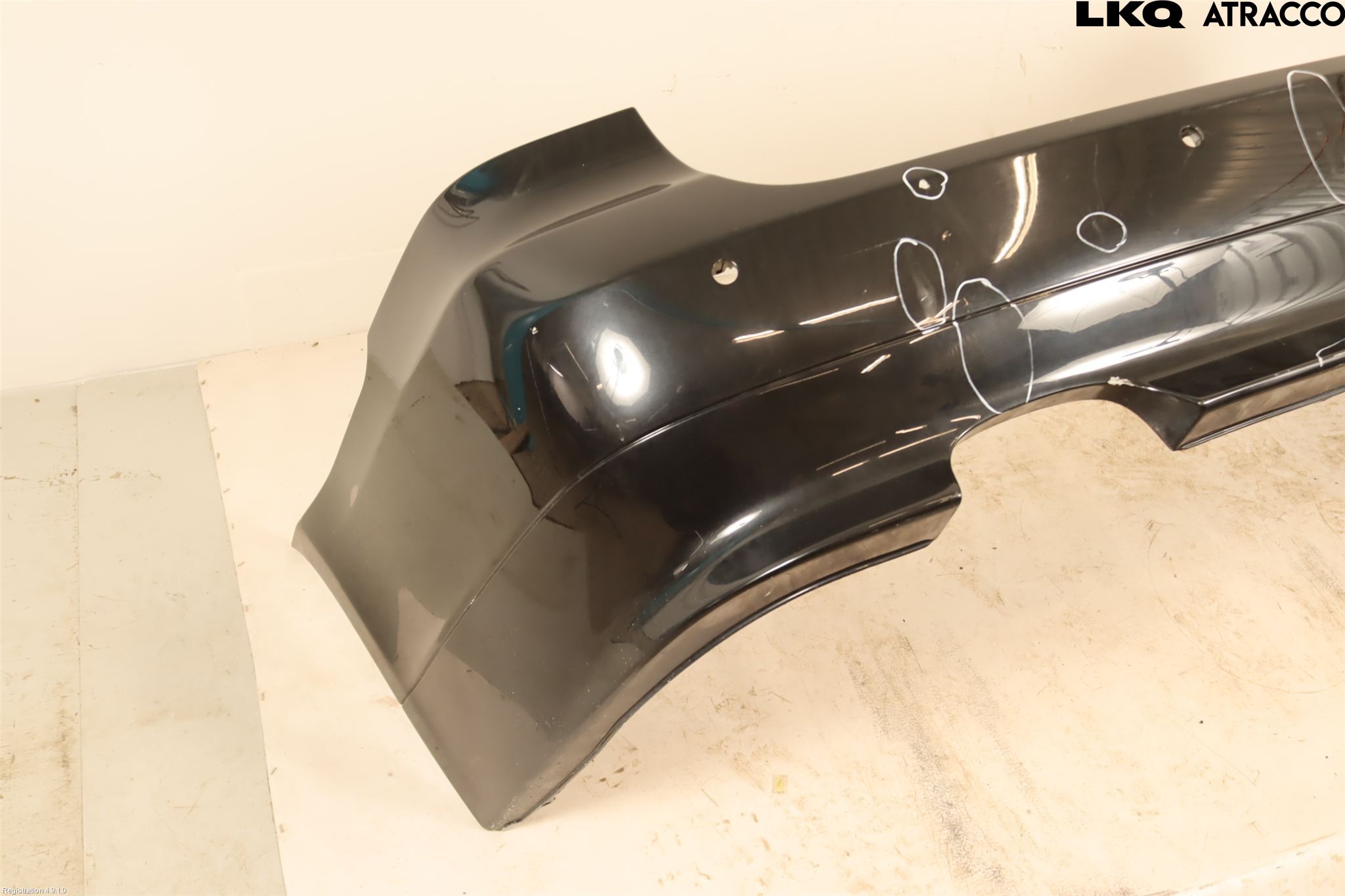 BMW 5 E60/61 Sed/Tou 02-10 Stötfångarbeklädnad Bak