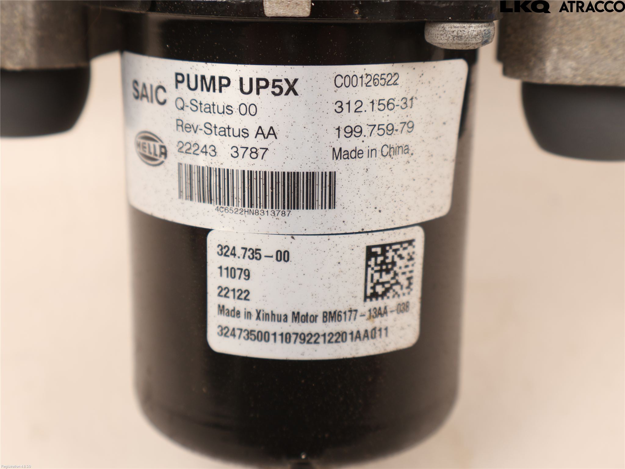 Maxus eT90 PICKUP 23- Vakuumpump