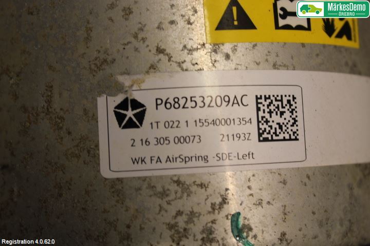 Jeep GRAND CHEROKEE 10-20 Fjäderben Fram Vänster
