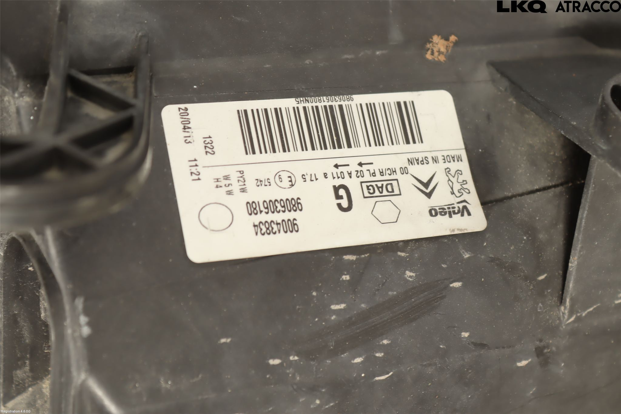 Citroen BERLINGO 08-18 Strålkastare Vänster