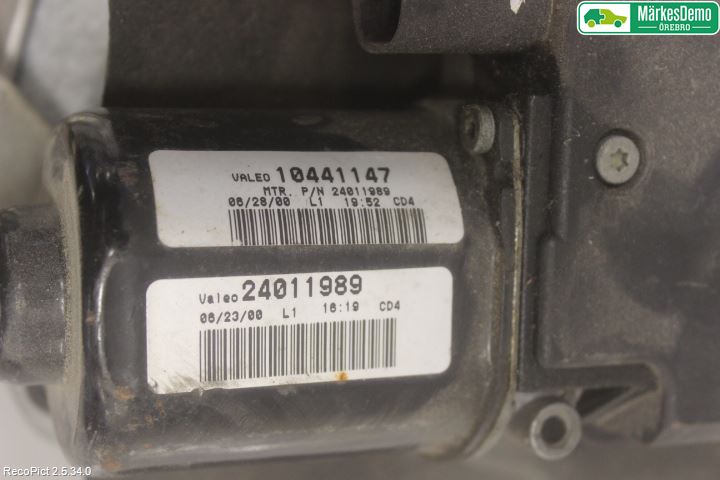 Chevrolet CORVETTE Torkarmotor Vindruta