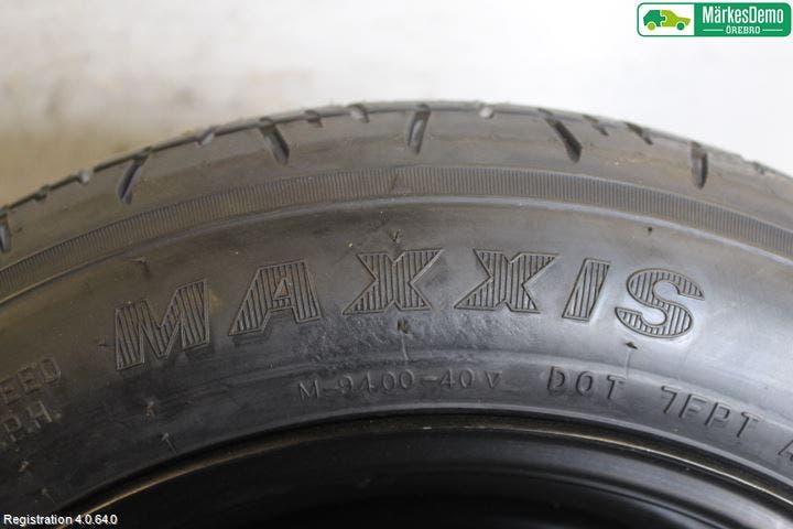 Kia VENGA 10-19 Hjul Reservhjul Minityp