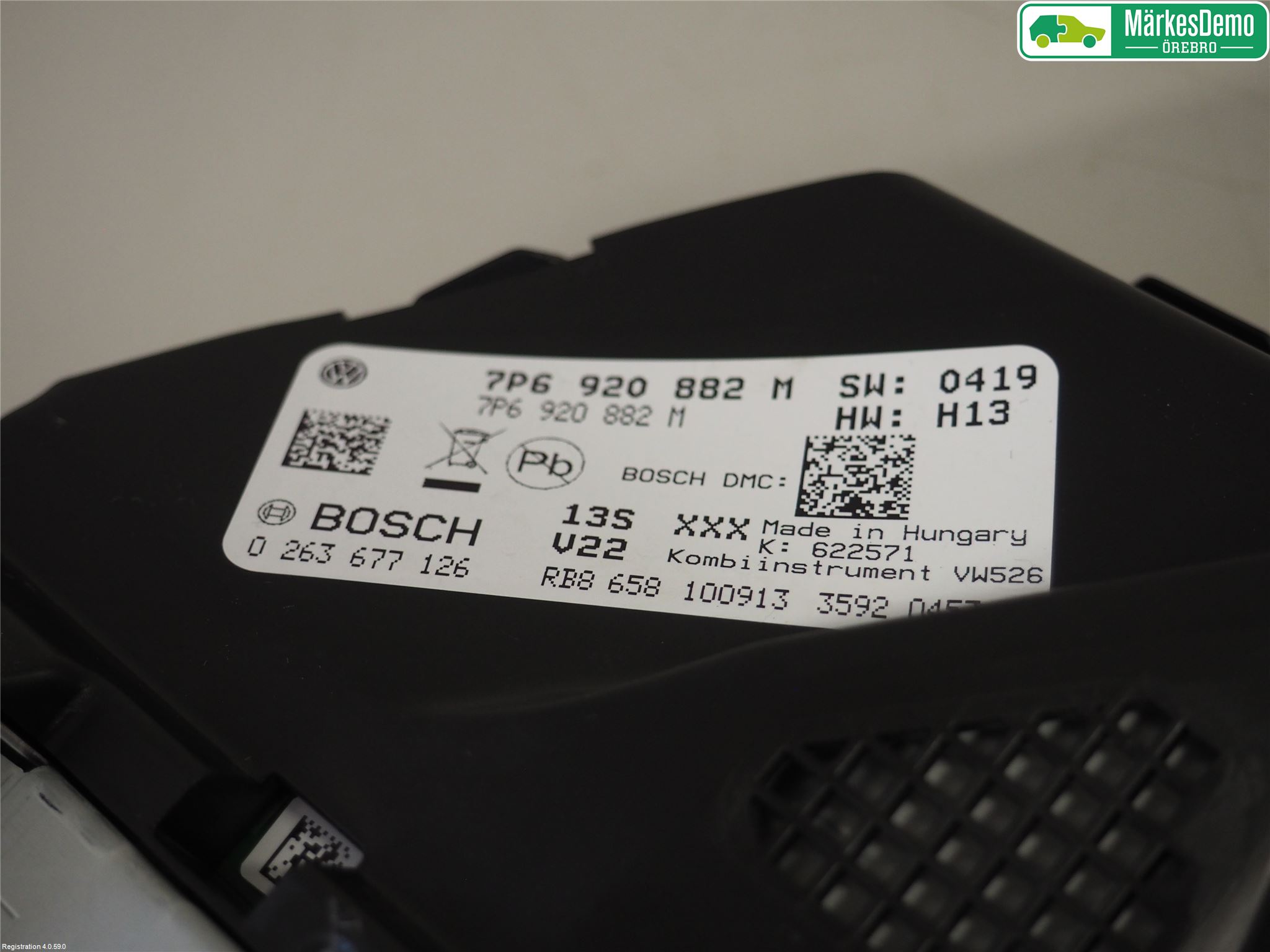 Volkswagen VW TOUAREG 7P 11-18 Instrument Komb