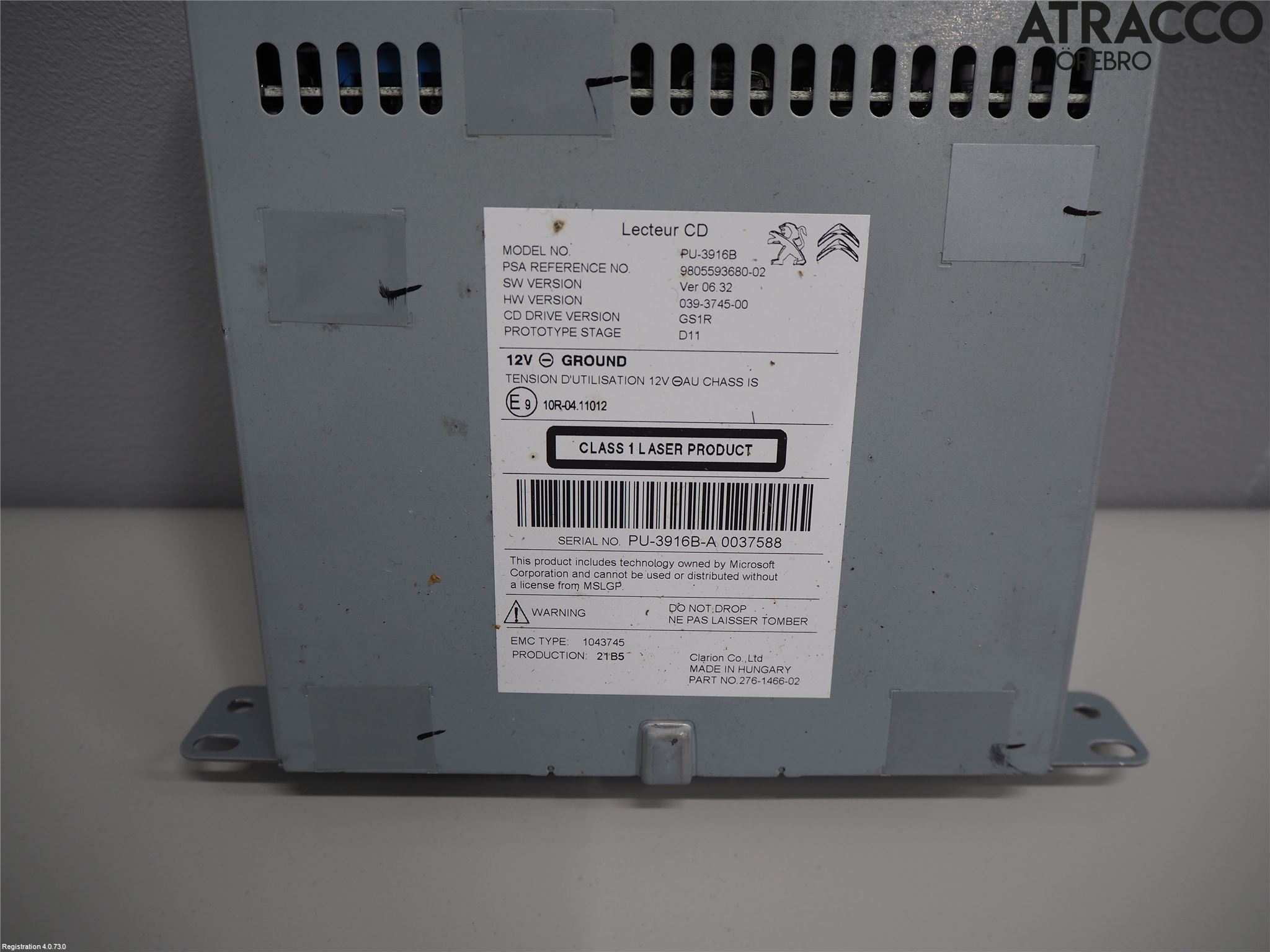 Citroen C4 II 11-18 Radio