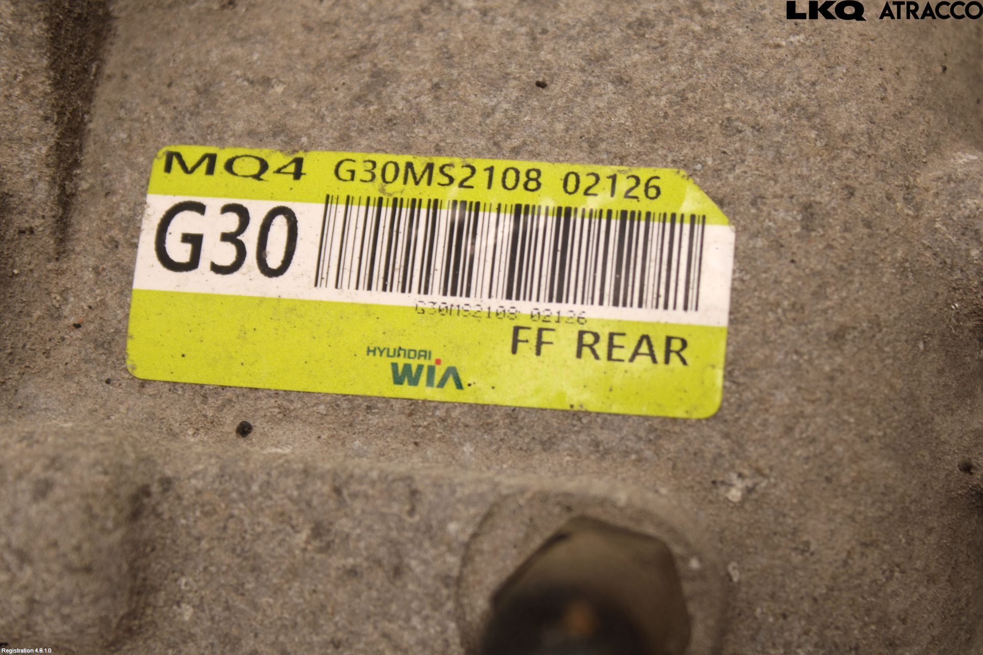 Kia SORENTO 21- Bakväxel-Diff