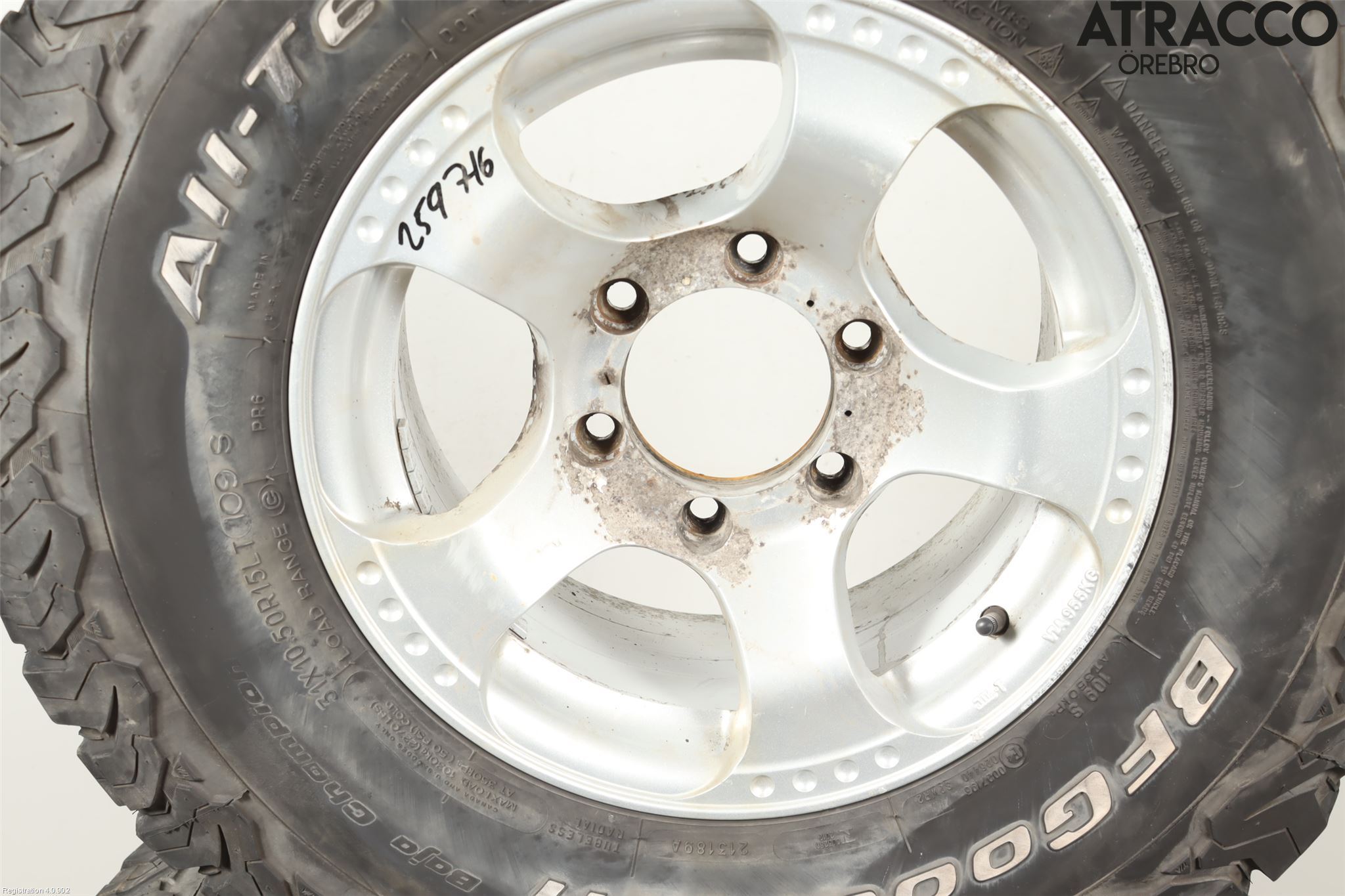 Toyota HILUX 05-16 Sommardäck Alumfälg 4St