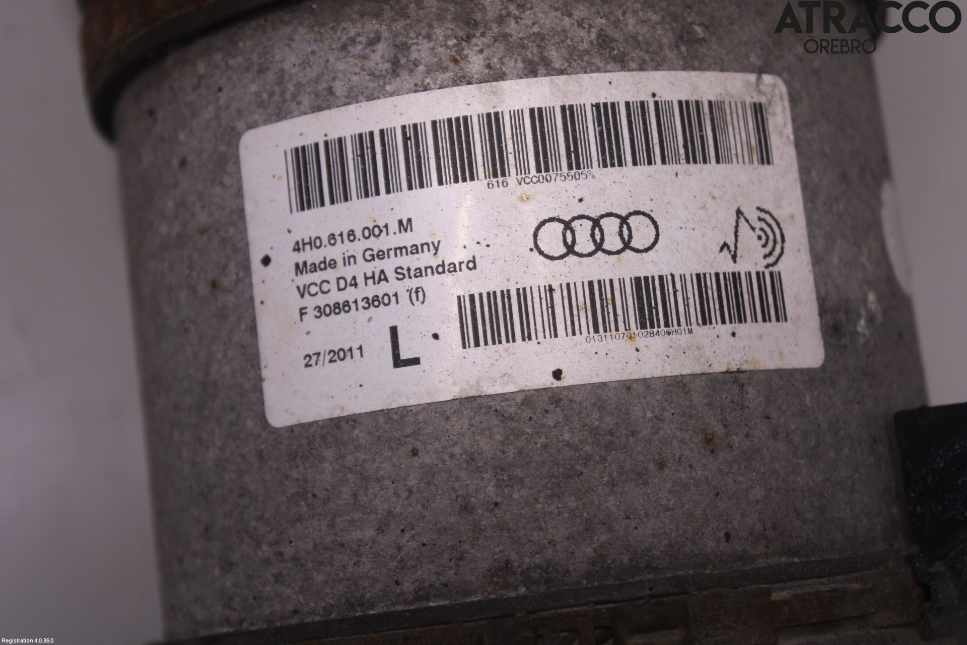 Audi A8/S8 4H 10-17 Fjäderben Bak Vänster