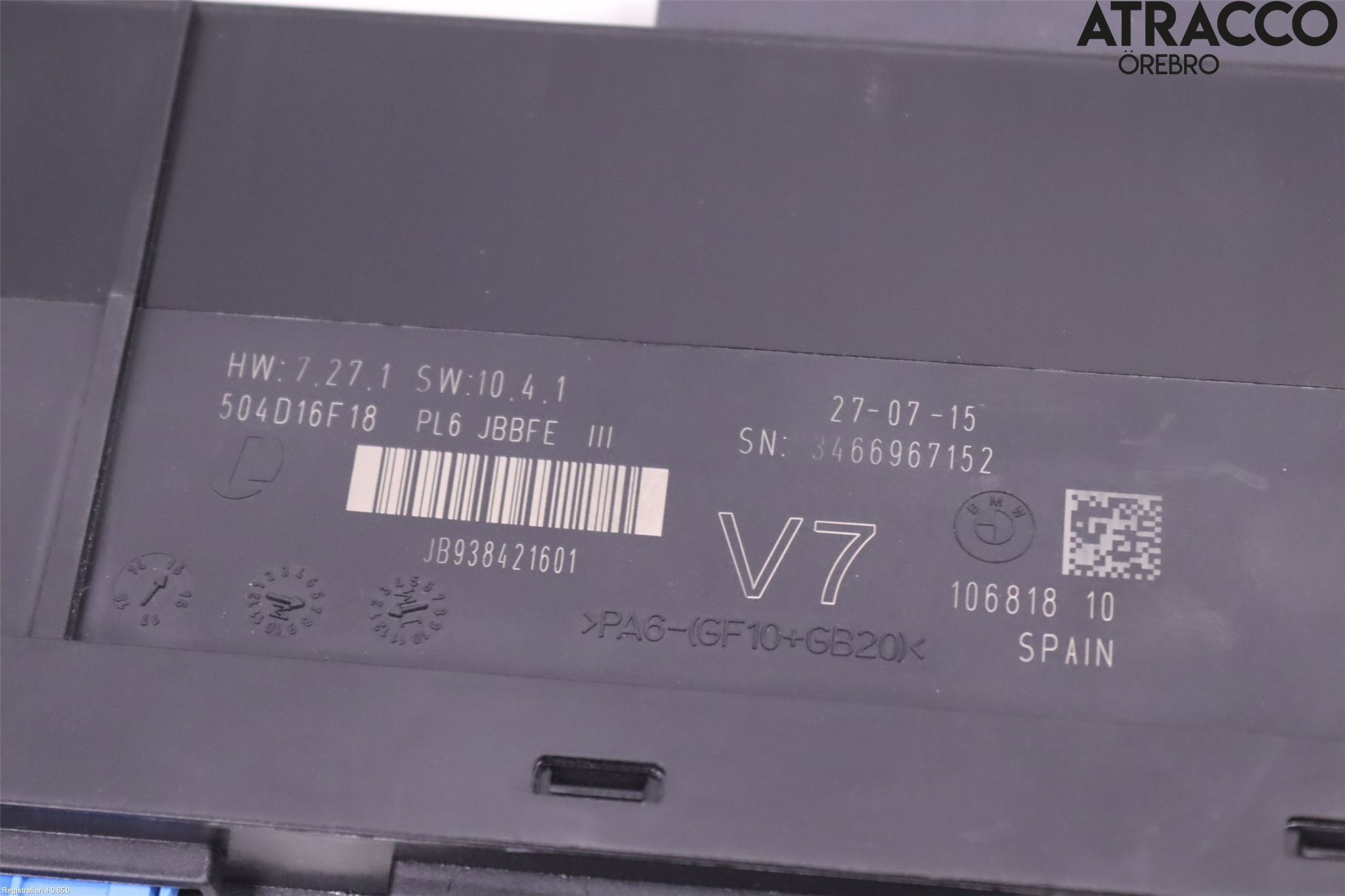 BMW 5 F10/F11/F18 09-17 Styrenhet Övrigt