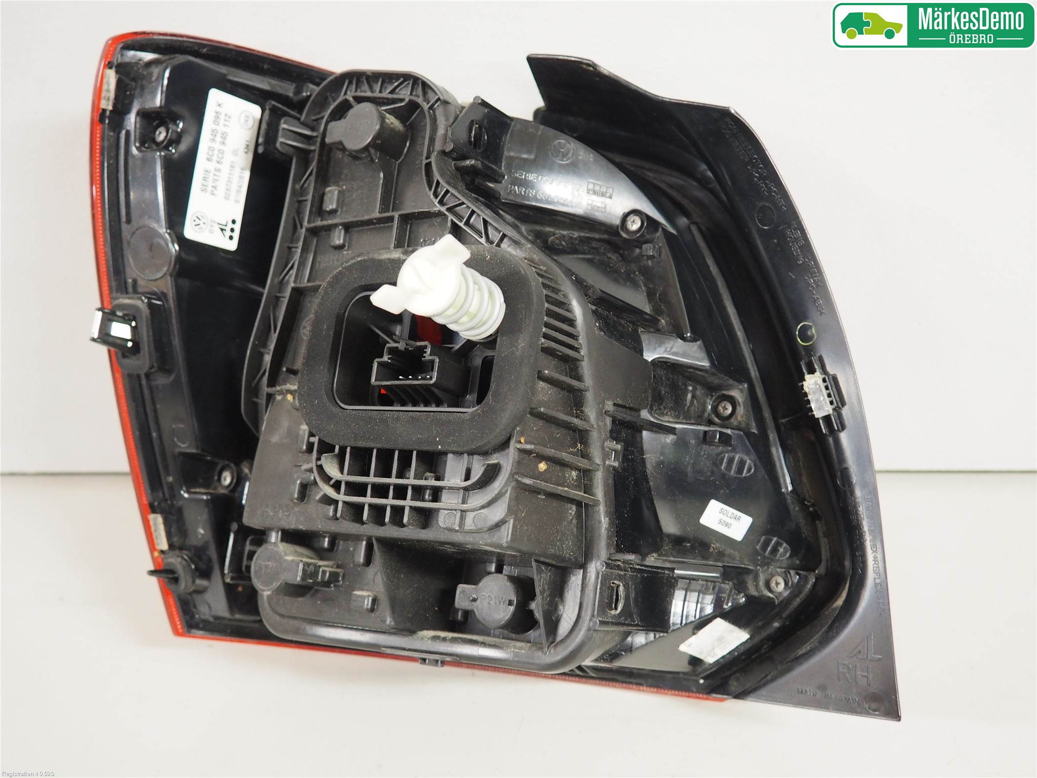 Volkswagen VW POLO 10-17 Bakljus Höger