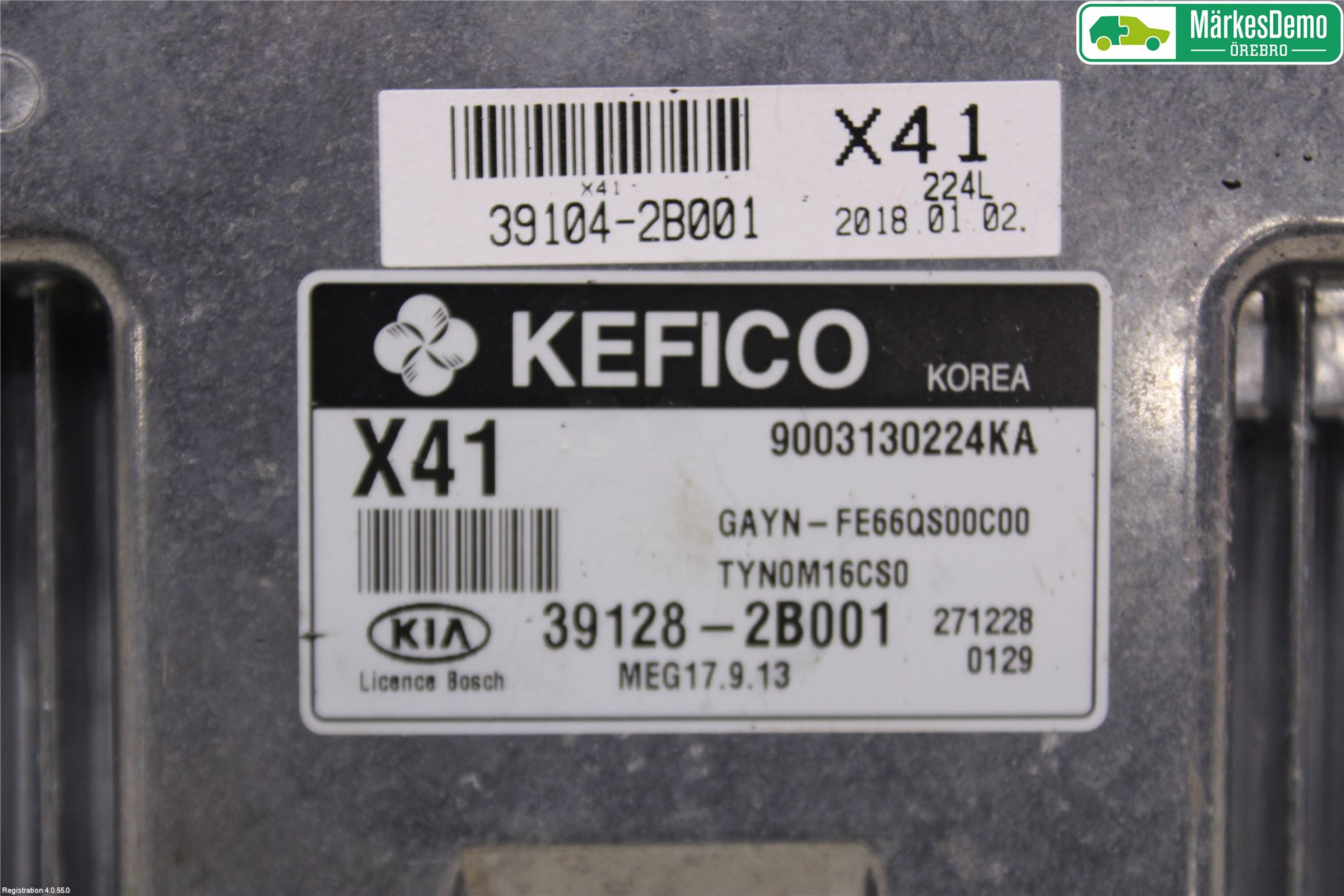 Kia VENGA 10-19 Styrenhet Insprut Bensin