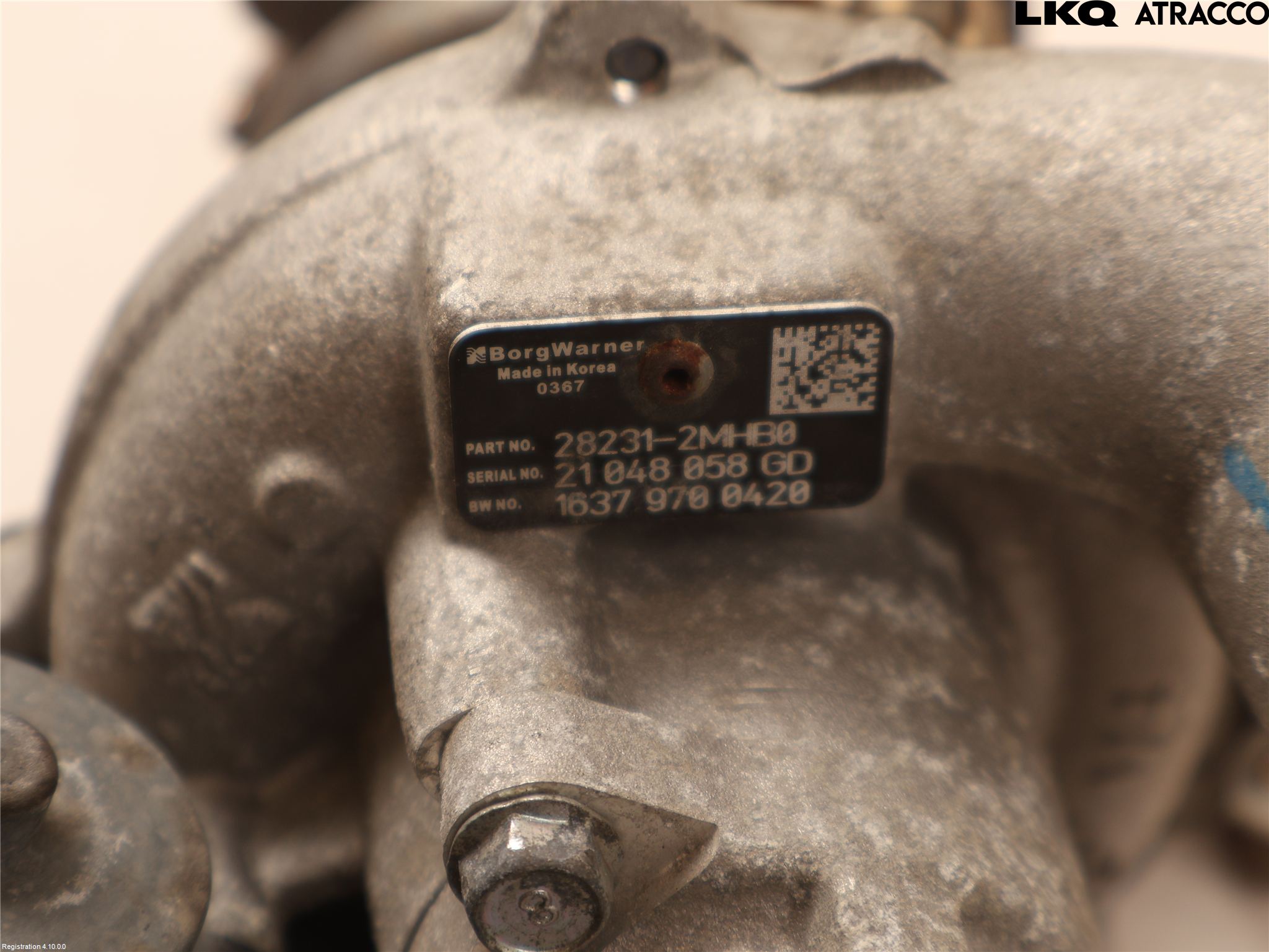 Kia SORENTO 21- Turboaggregat