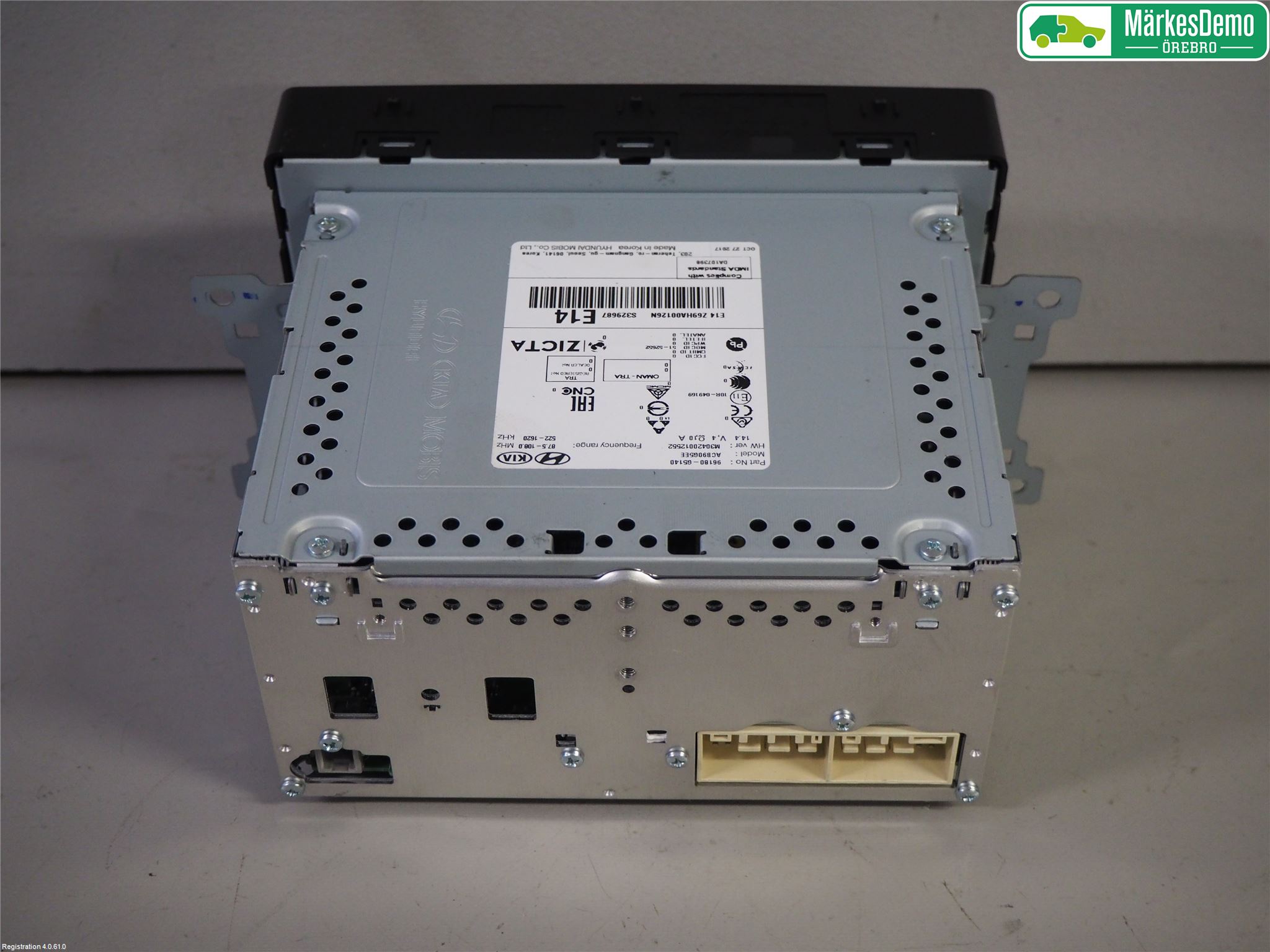 Kia NIRO (DE) 17-22 Cd Radio - Multimediapanel