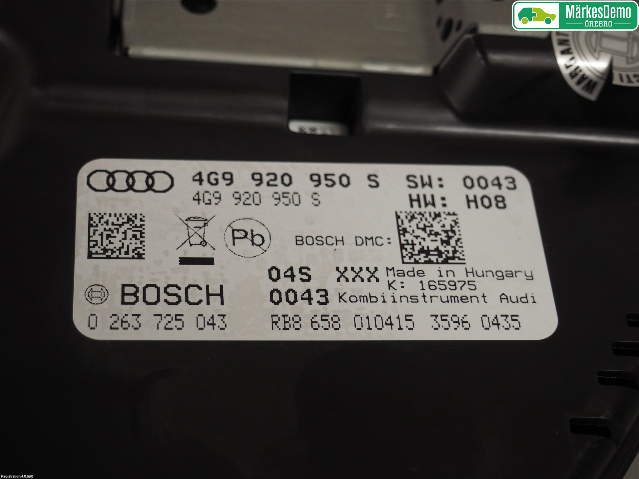 Audi A6 ALLROAD 12-18 Instrument Komb