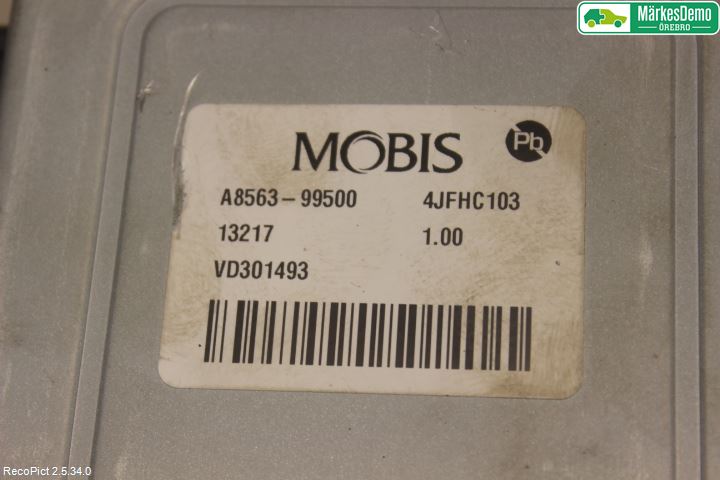 Kia OPTIMA 16-20 Styrenhet Styrservo